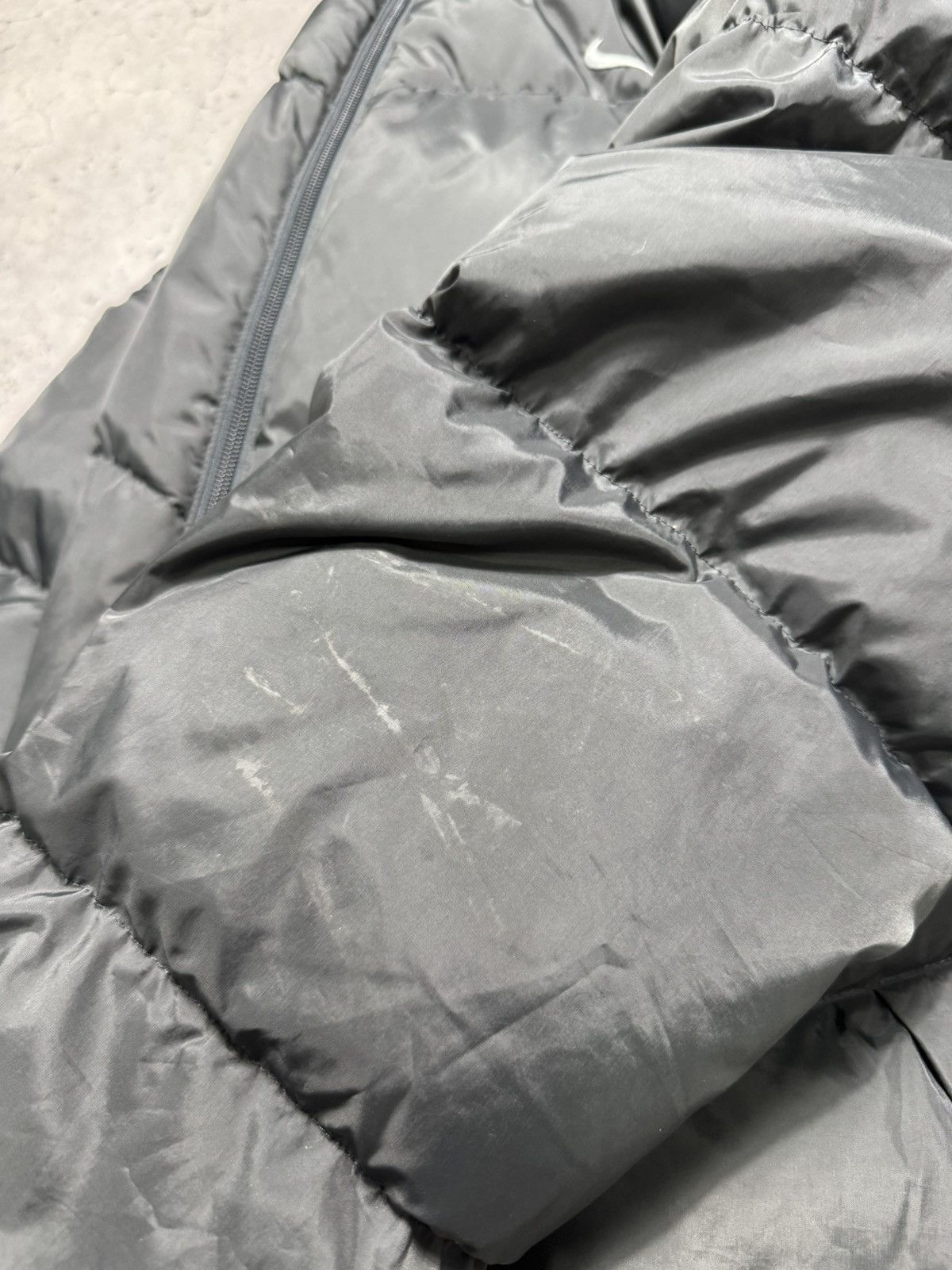Nike Vintage Down Puffer Jacket Nike Swoosh Y2K Drill Hype Size US XXL / EU 58 / 5 - 15 Thumbnail