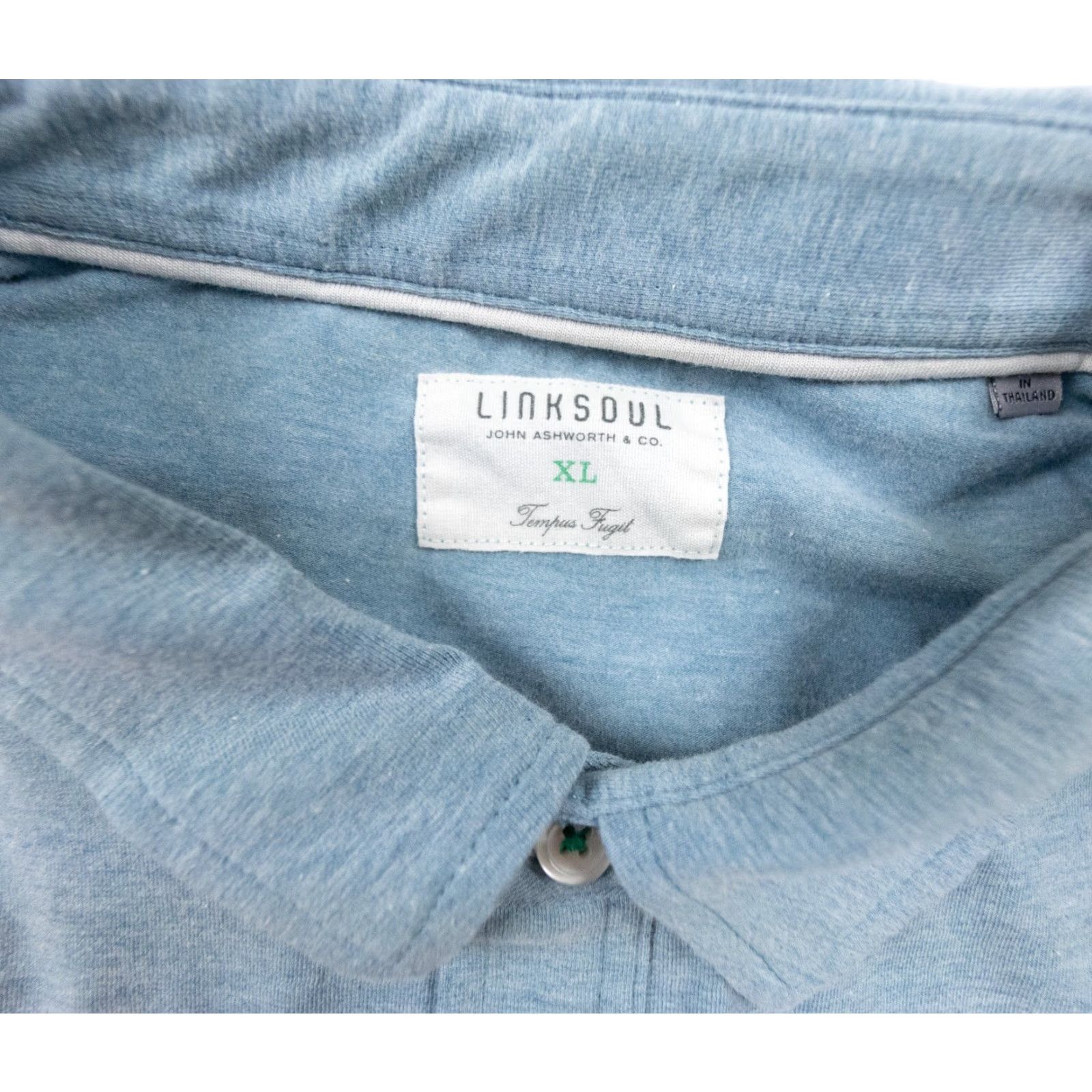 Vintage Linksoul Polo Shirt Mens XL Blue Golf Collared Short Sleeve Pocket Regular Size T-Shirt Not Applicable? Size US XL / EU 56 / 4 - 7 Thumbnail
