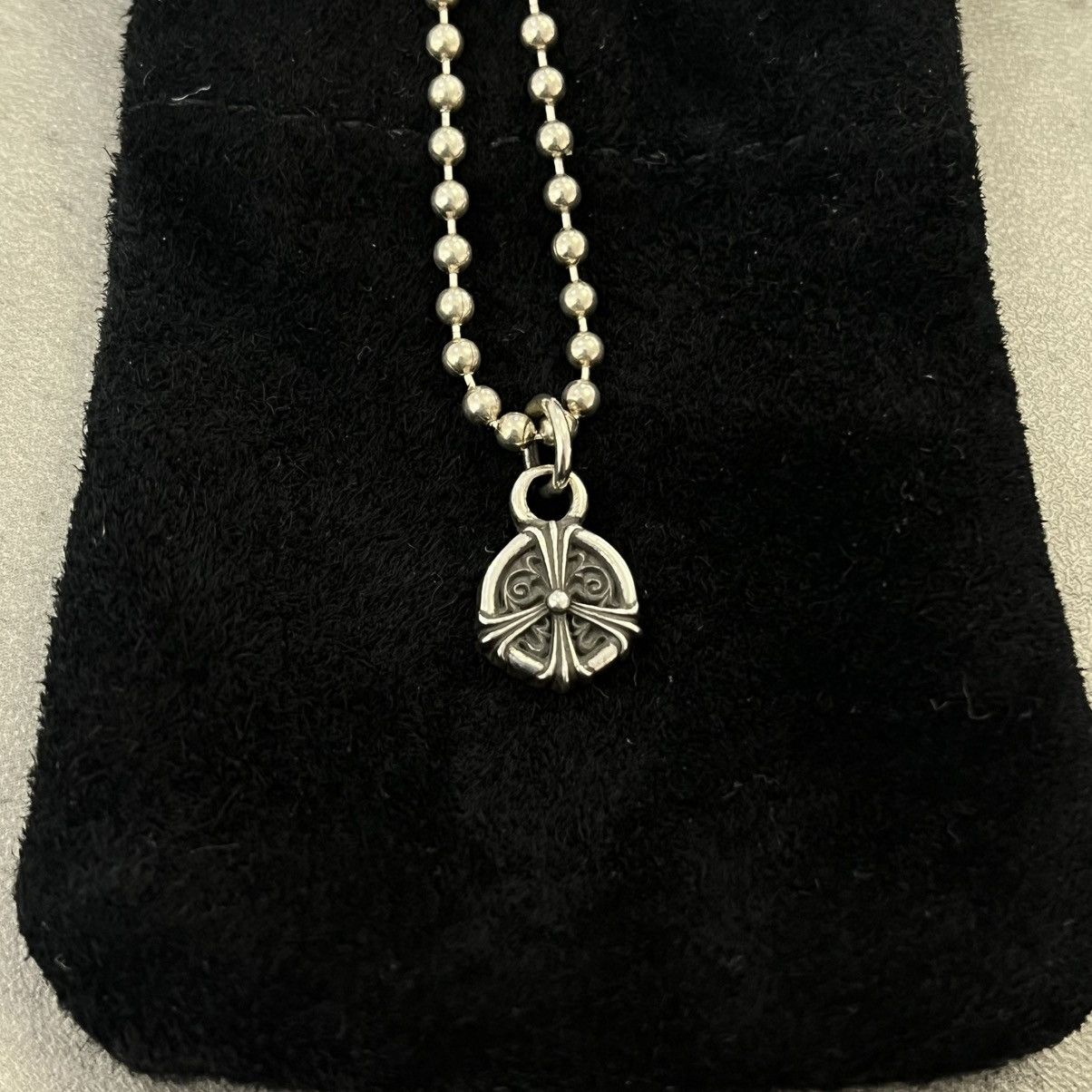 Chrome Hearts Chrome Hearts Peace-Sign Ball Necklace Silver Size ONE SIZE - 2 Thumbnail