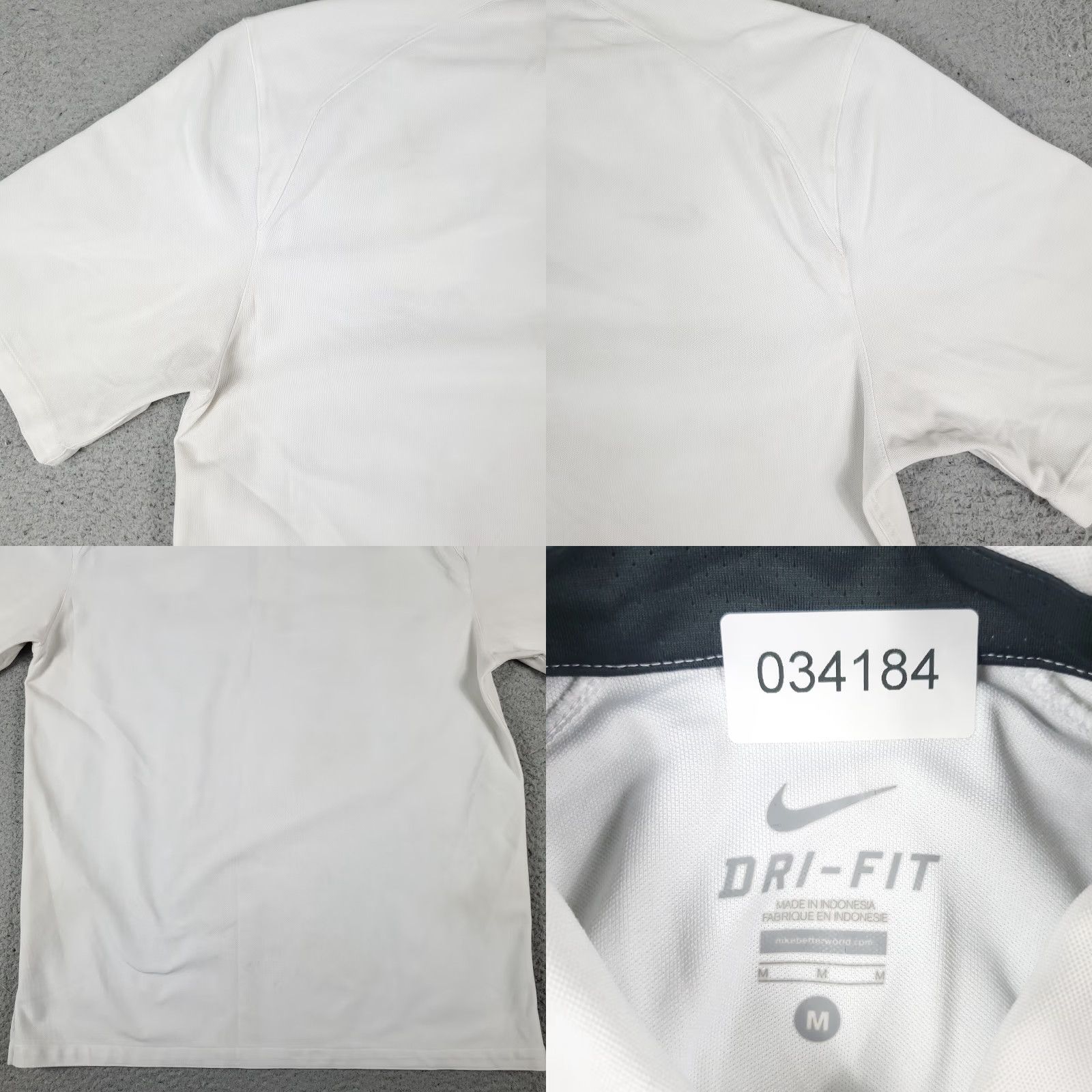Nike Nike Polo Shirt Mens M White Swoosh Golf Casual Short Sleeve | Nike Golf | Polo | White | M | Mens Size US M / EU 48-50 / 2 - 8 Thumbnail