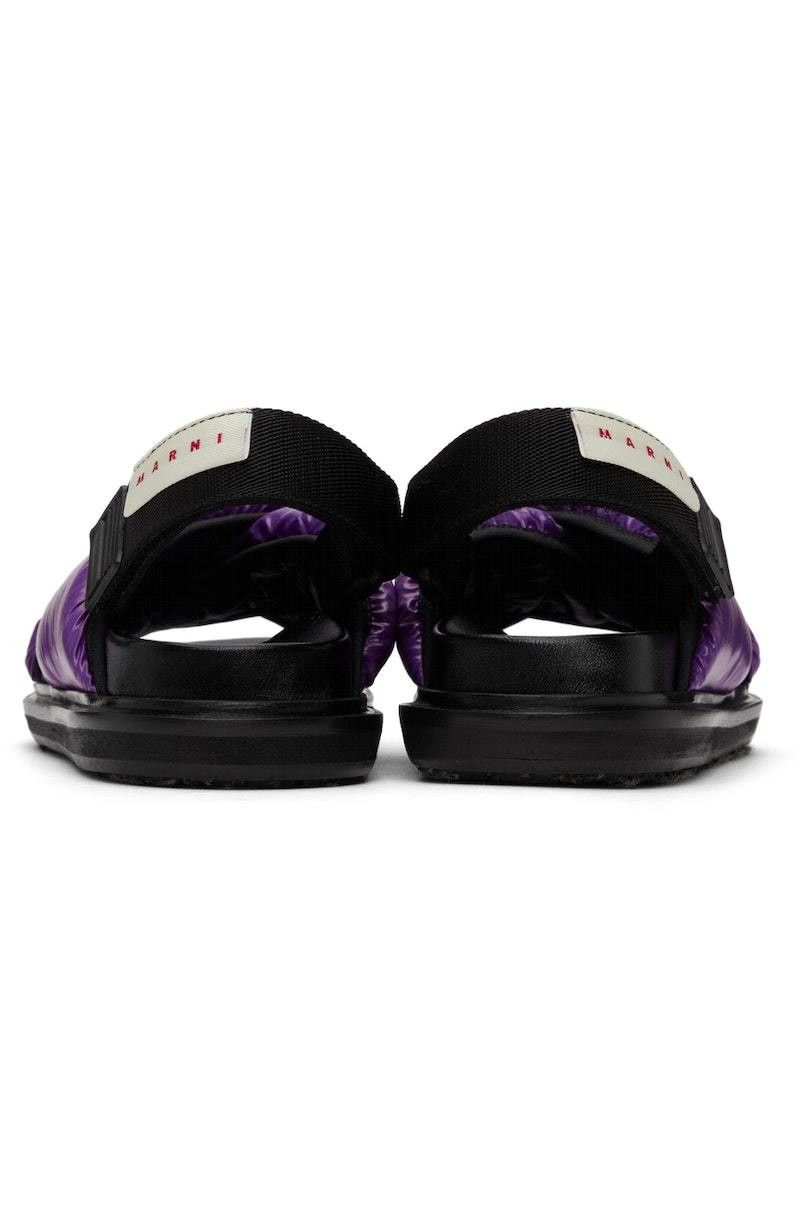 Marni o1y1125 Sandals in Purple/Black Size US 7 / IT 37 - 3 Thumbnail