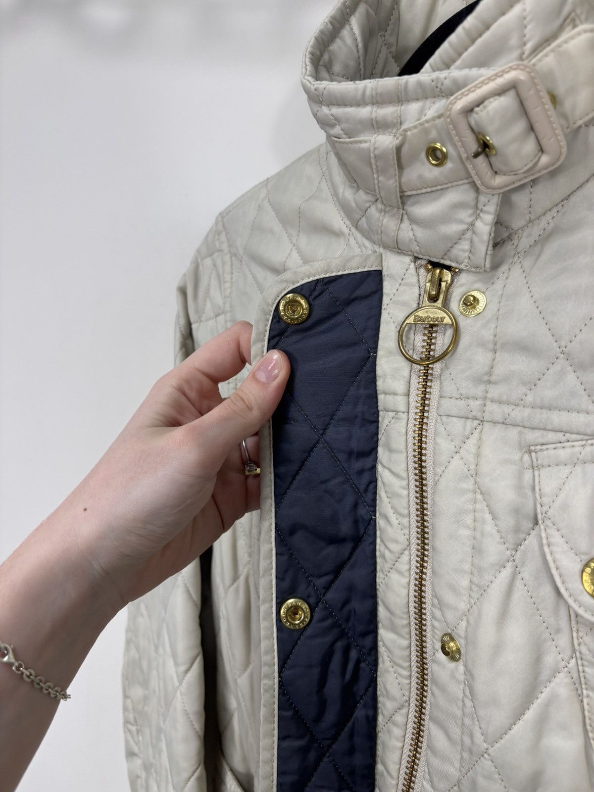Barbour Barbour International Women’s Belted Quilted Jacket Size S / US 4 / IT 40 - 13 Thumbnail