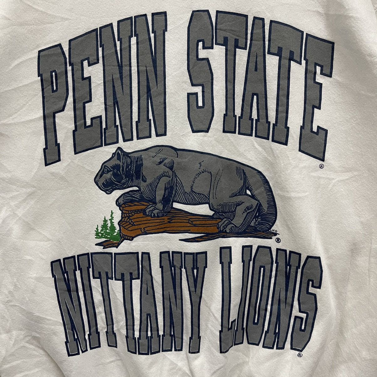 Vintage Vintage 90s Penn State Nittany Lions Sweatshirt Size US L / EU 52-54 / 3 - 2 Thumbnail