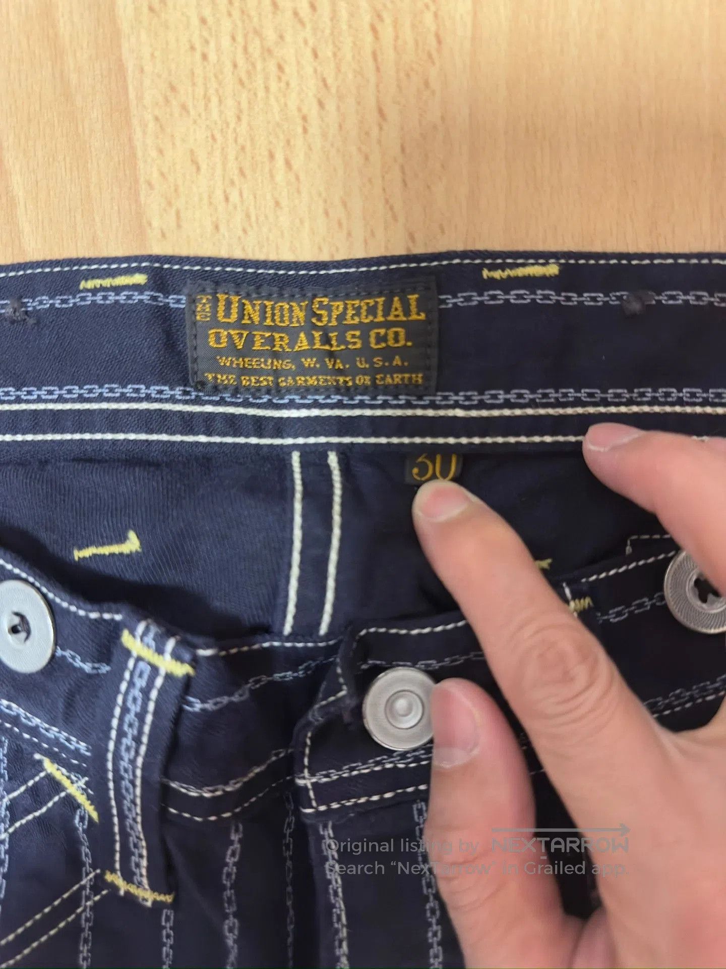 Freewheelers Freewheelers Chain Dye Work Pants. Size US 30 / EU 46 - 5 Thumbnail