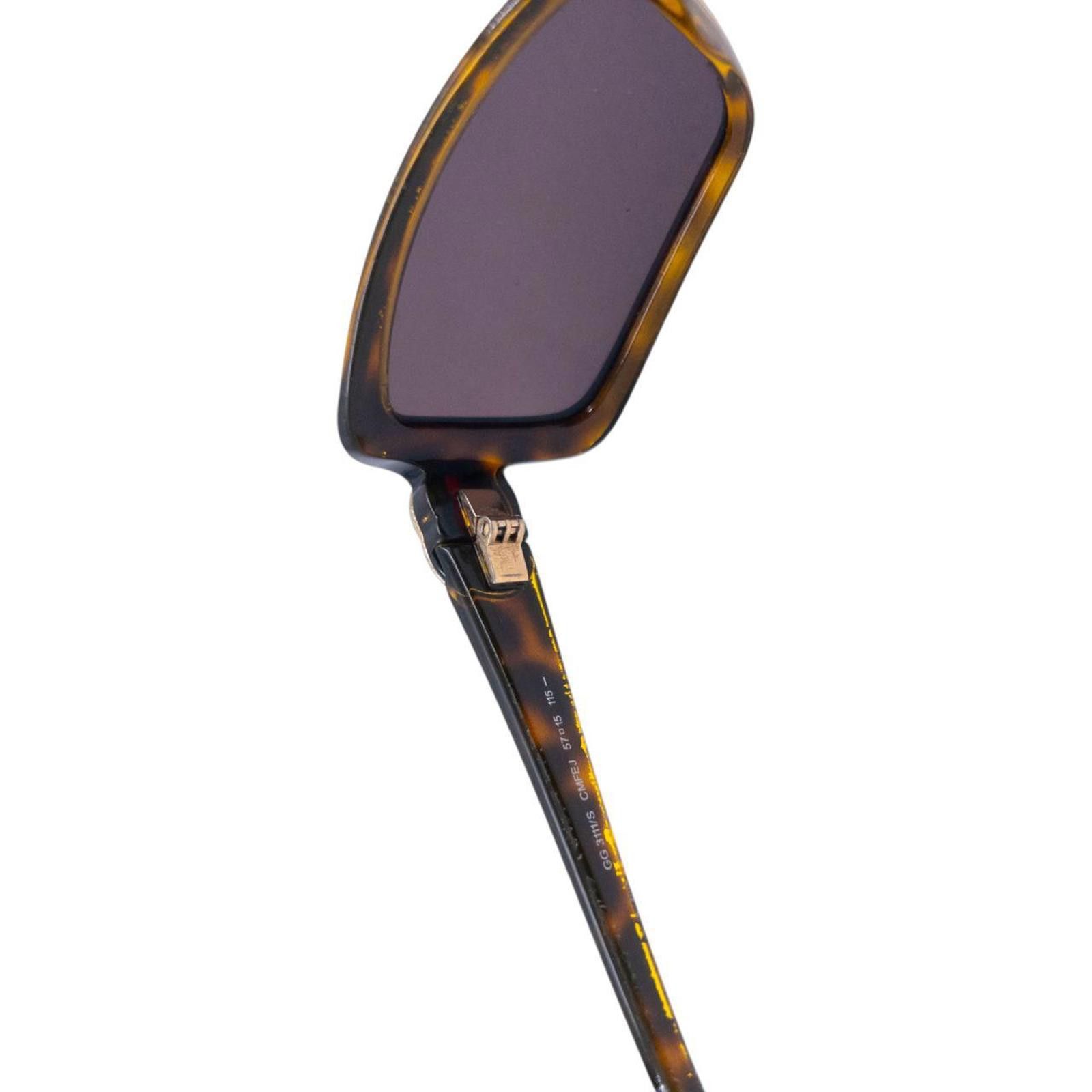 Gucci Vintage Gucci Tortoise Shell Sunglasses Size ONE SIZE - 6 Thumbnail