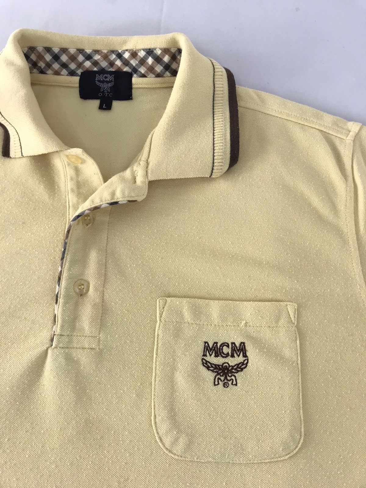MCM MCM Otc Over The Counter Single Pocket Embroidery Polo Tee Size US L / EU 52-54 / 3 - 3 Thumbnail