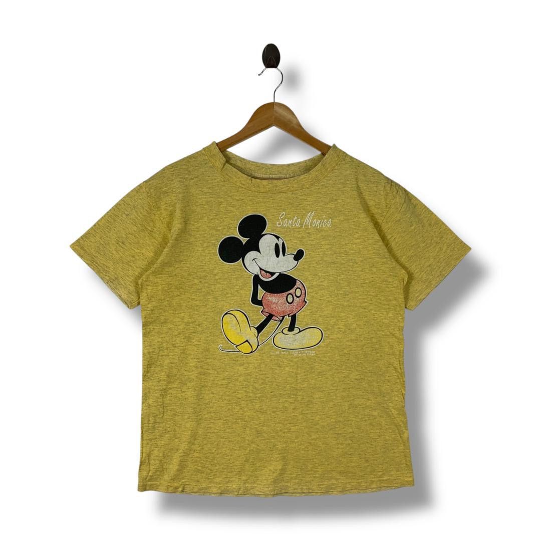 Disney Vintage distessed MICKEY MOUSE big printed disney tee Size US M / EU 48-50 / 2 - 1 Thumbnail