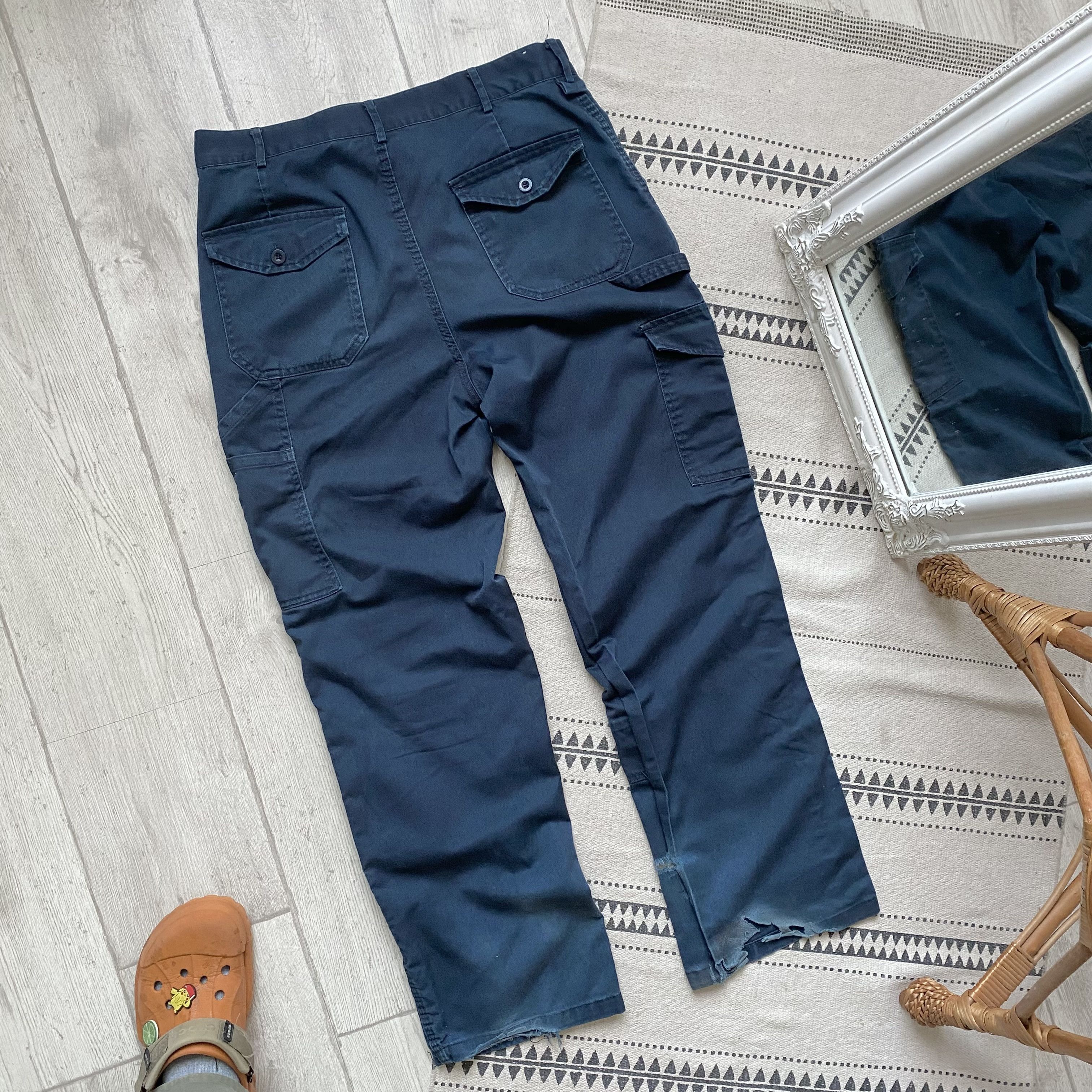 Dickies Vintage Trashed Dickies cargo pants Workwear Le Laboureur Size US 32 / EU 48 - 7 Thumbnail