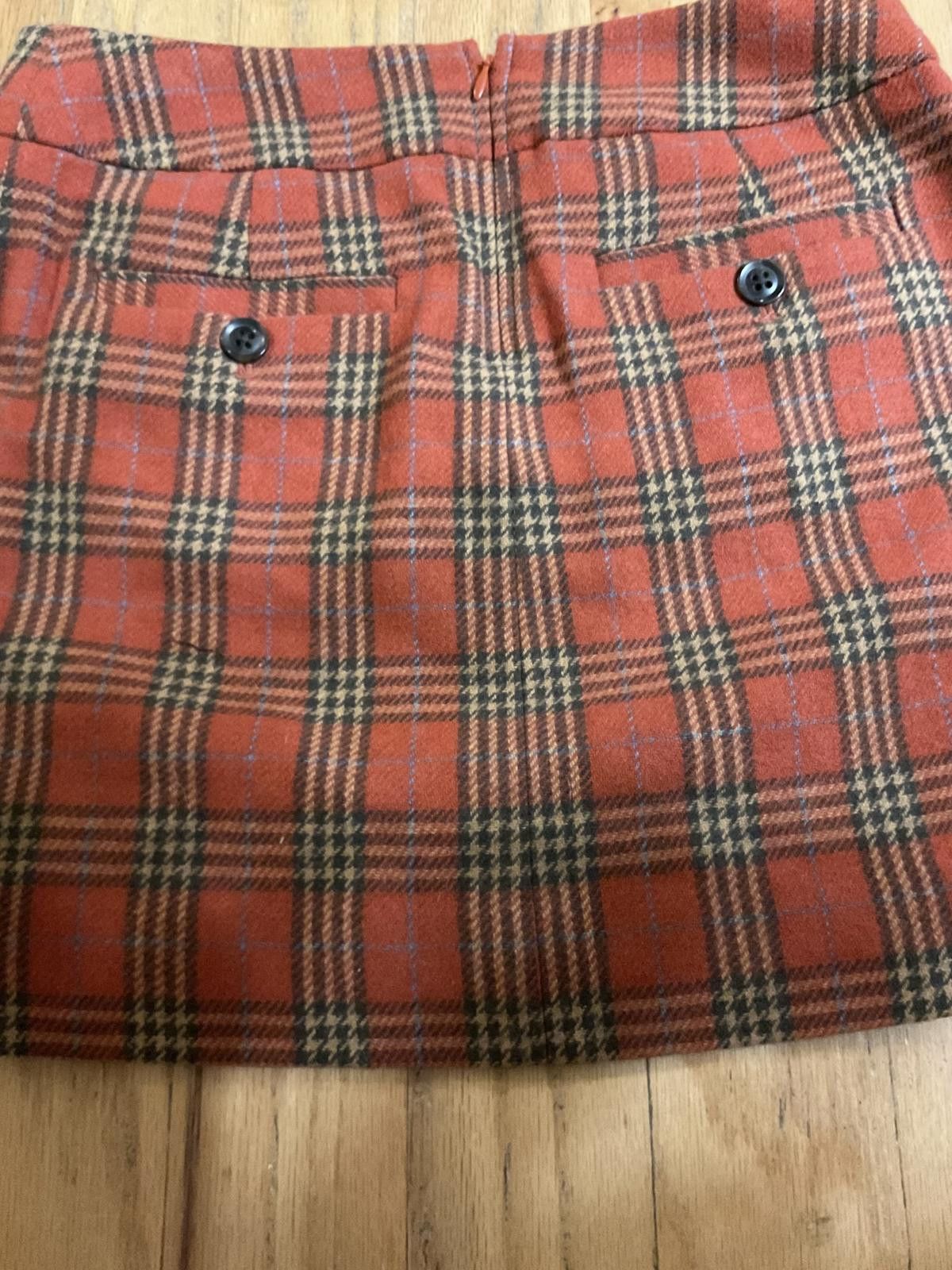 Gap Extra Cute Vintage Y2K Gap Red Plaid Mini Skirt Size 0 Size 25" / US 0 / IT 36 - 6 Thumbnail