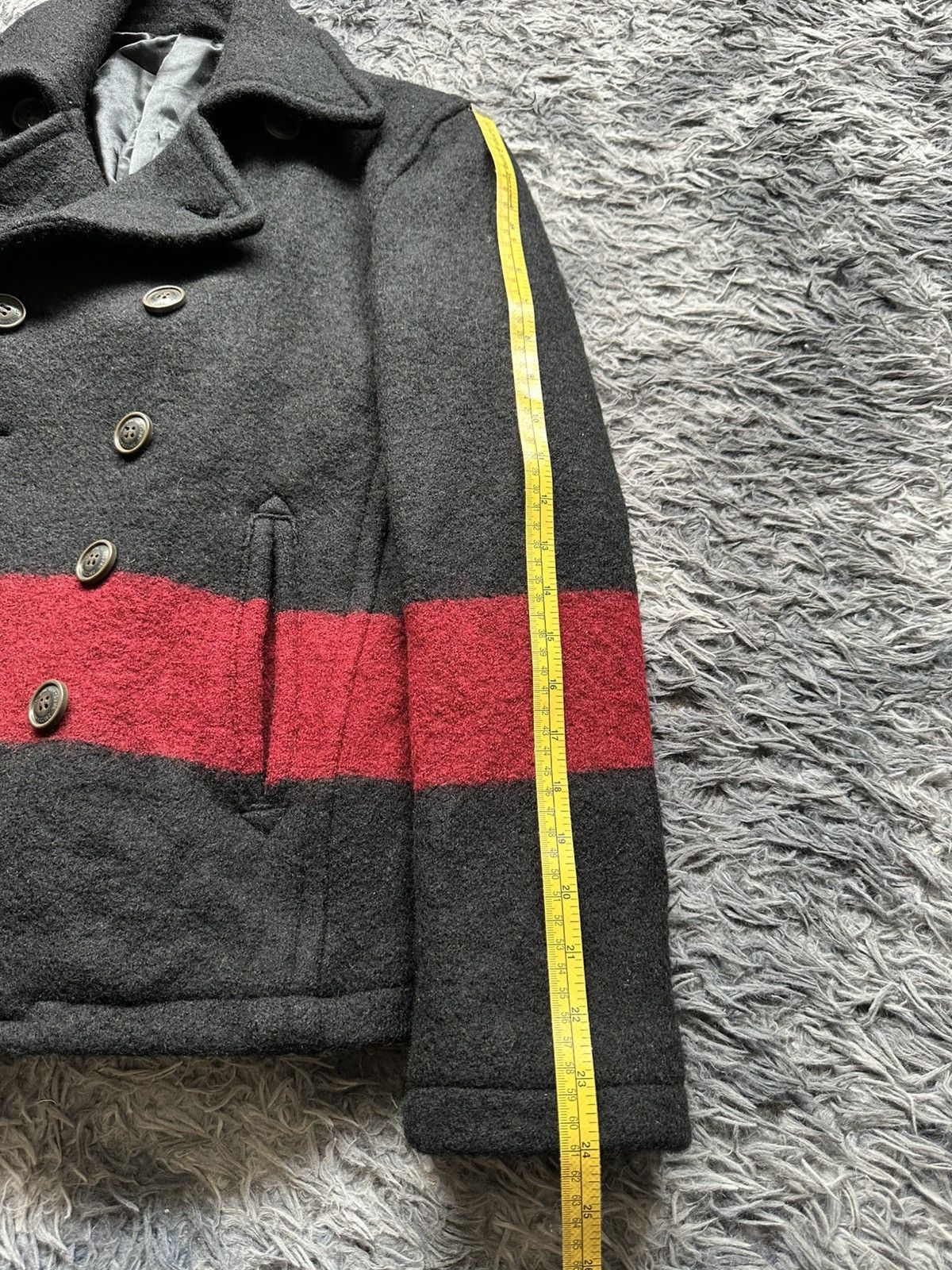 291295=Homme 🔥URAHARA 🔥00's 🇯🇵291295 Homme Wool double breasted Size US M / EU 48-50 / 2 - 22 Thumbnail