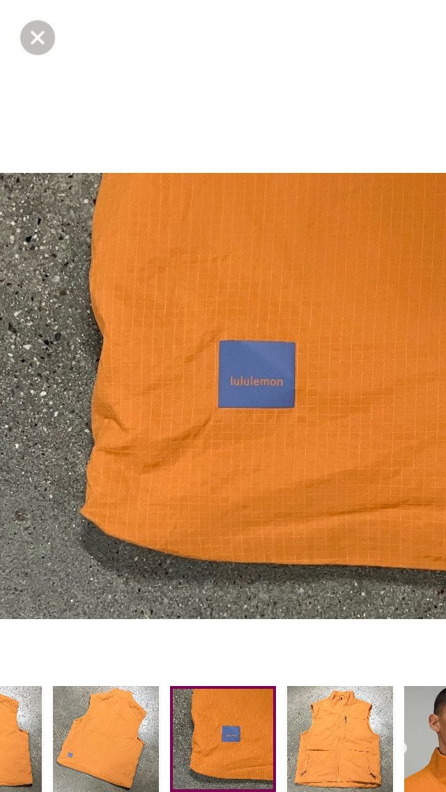 Lululemon Lululemon Autumn Orange Insulated Hiking Vest XXL Size US XXL / EU 58 / 5 - 12 Thumbnail