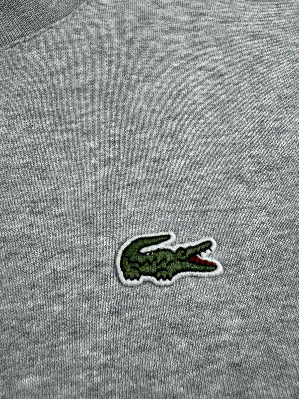 Lacoste Lacoste Sport Men’s Cotton XL FR 6 Crew Neck Gray Basic Sweatshirt Pullover Size US XL / EU 56 / 4 - 8 Thumbnail
