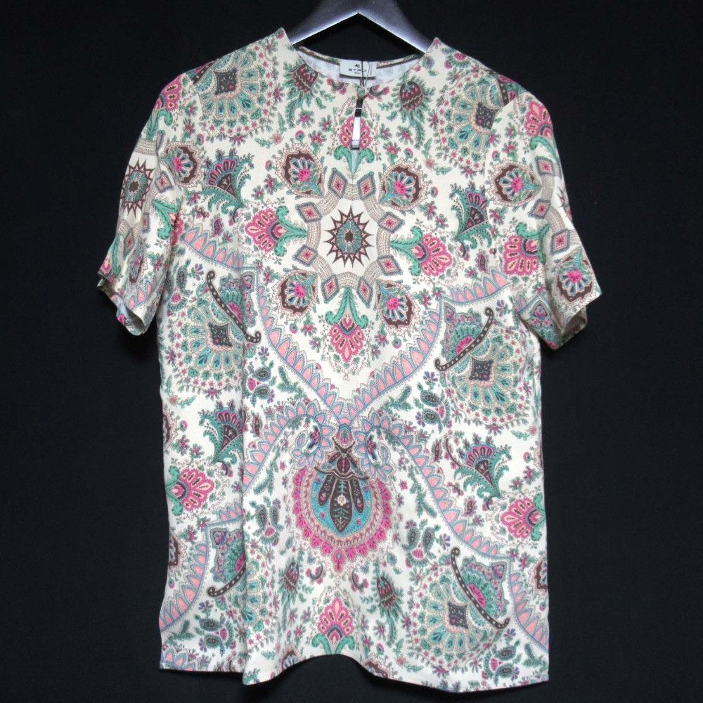 Other Etro Paisley Cotton Pullover Textile Tops DUTY FREE for USA