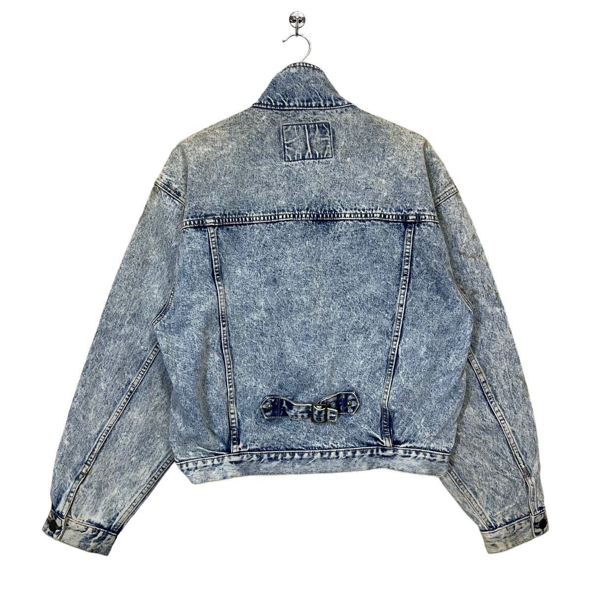 Edwin × Vintage 90s Gold Rush By Edwin Acid Wash Trucker Denim Jacket Size US M / EU 48-50 / 2 - 13 Thumbnail