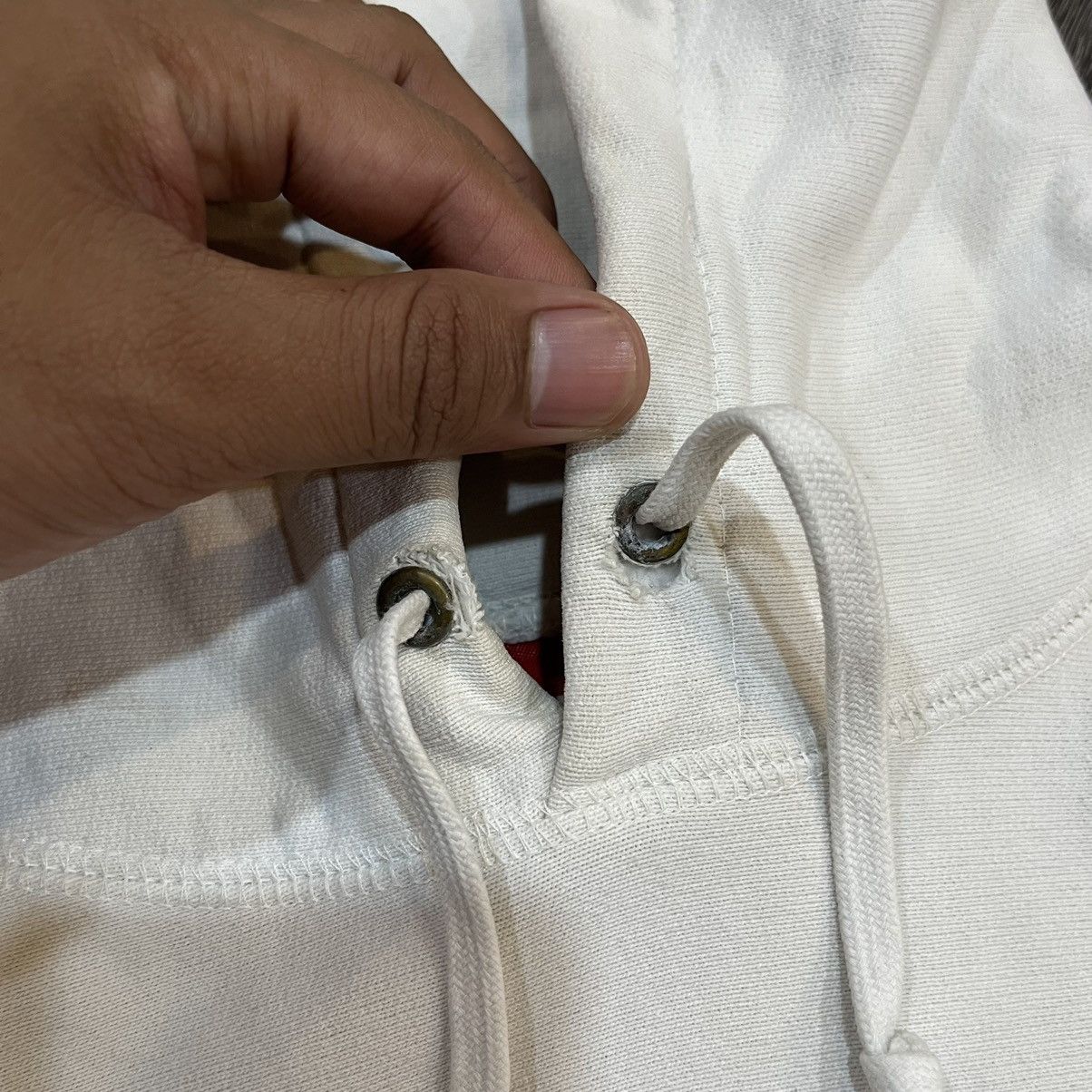 Supreme SUPREME Compact Logo Hooded Sweatshirt White Size US M / EU 48-50 / 2 - 11 Thumbnail