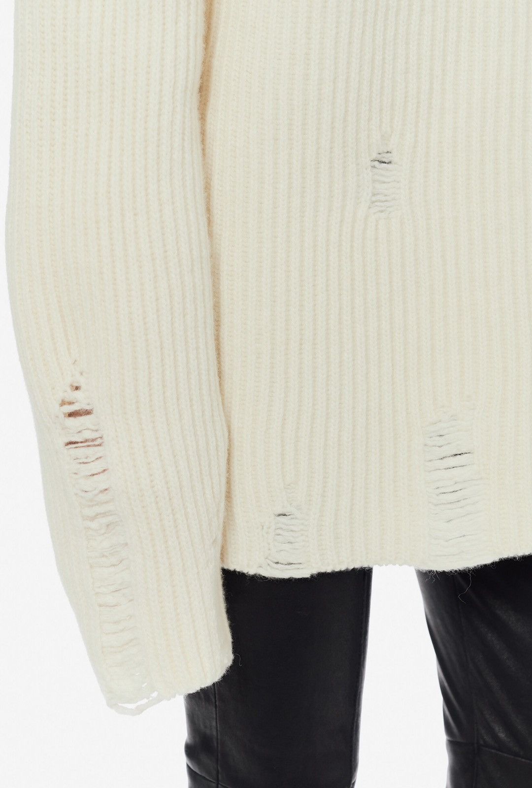 Ann Demeulemeester Last Ann Demeulemeester Oversized Wool Distressed Jumper Size L / US 10 / IT 46 - 3 Thumbnail