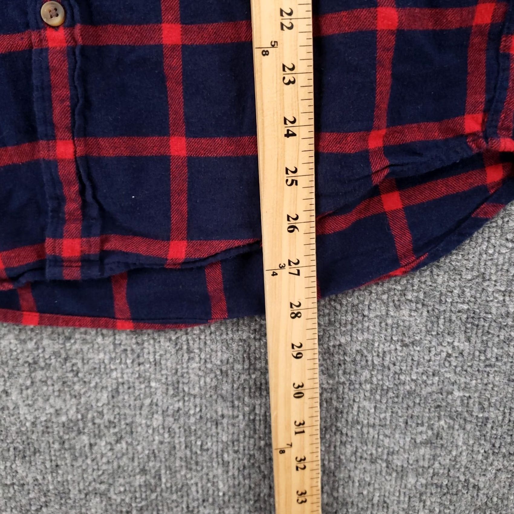 J.Crew J.CREW Shirt Mens M Medium Blue Red Plaid Flannel Slim Button-Up Long Sleeve Size US M / EU 48-50 / 2 - 7 Thumbnail