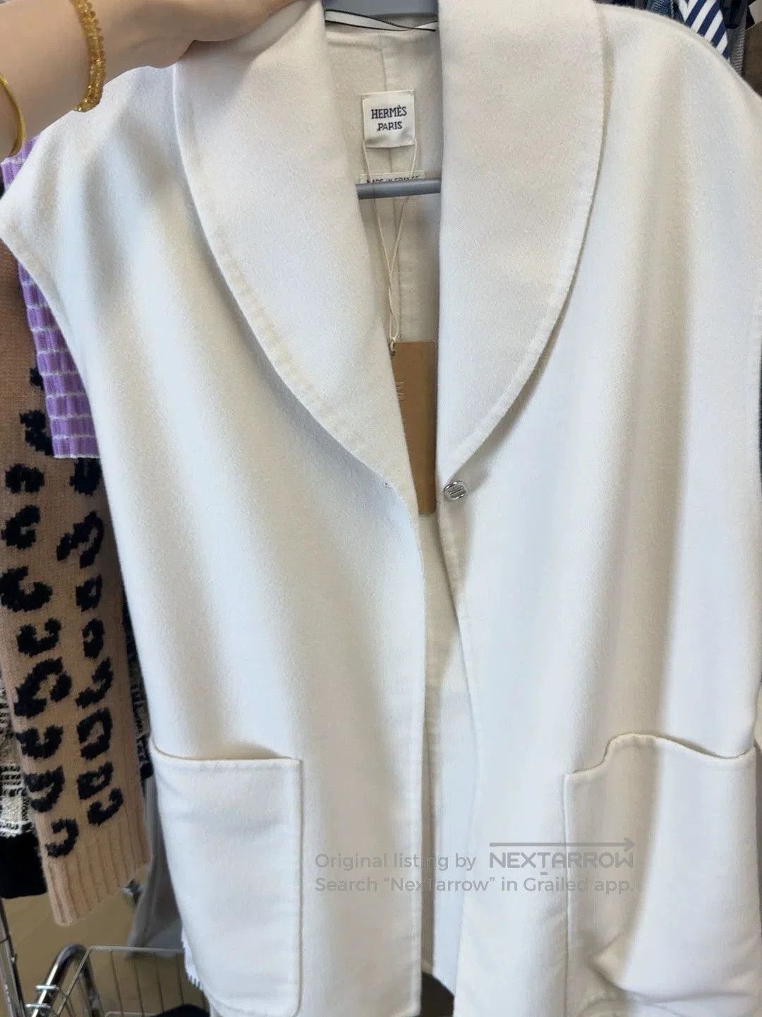 Hermes Hermes Cashmere Sleeveless Vest. Size US M / EU 48-50 / 2 - 1 Thumbnail