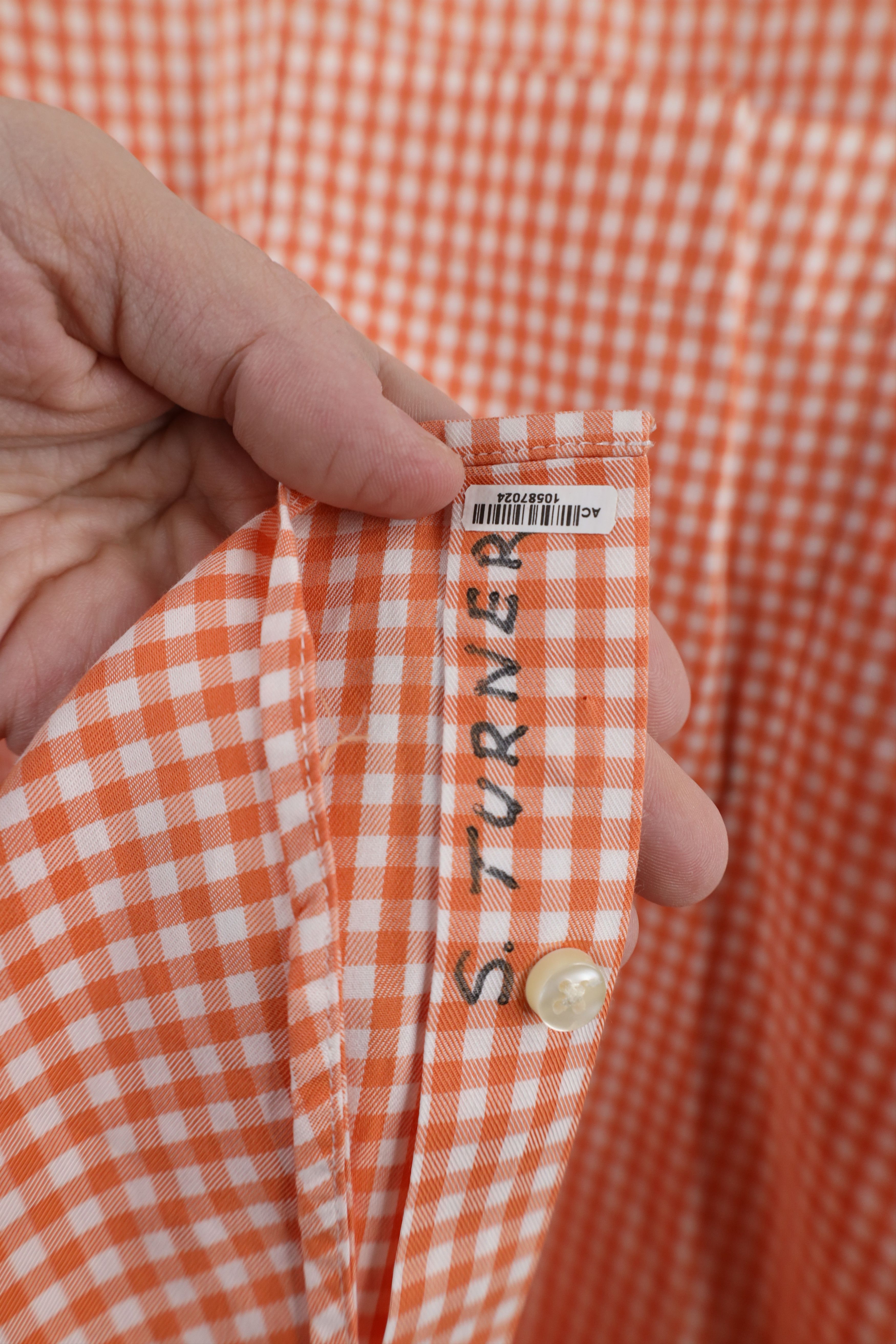 Peter Millar × Vintage Peter Millar Gingham Plaid Collared Button Down Shirt Cotton Size US M / EU 48-50 / 2 - 9 Thumbnail
