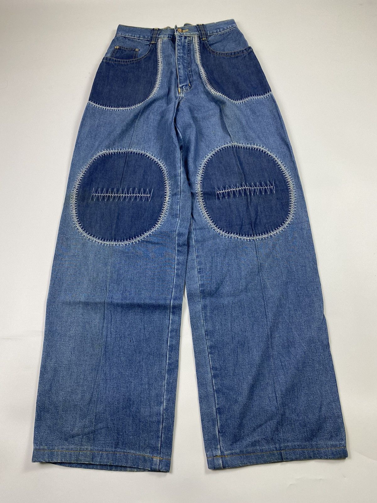 If Six Was Nine × Japanese Brand × Le Grande Bleu (L.G.B.) kapital style loose jeans pant lanpaoshyr japanese brand Size US 27 - 1 Thumbnail