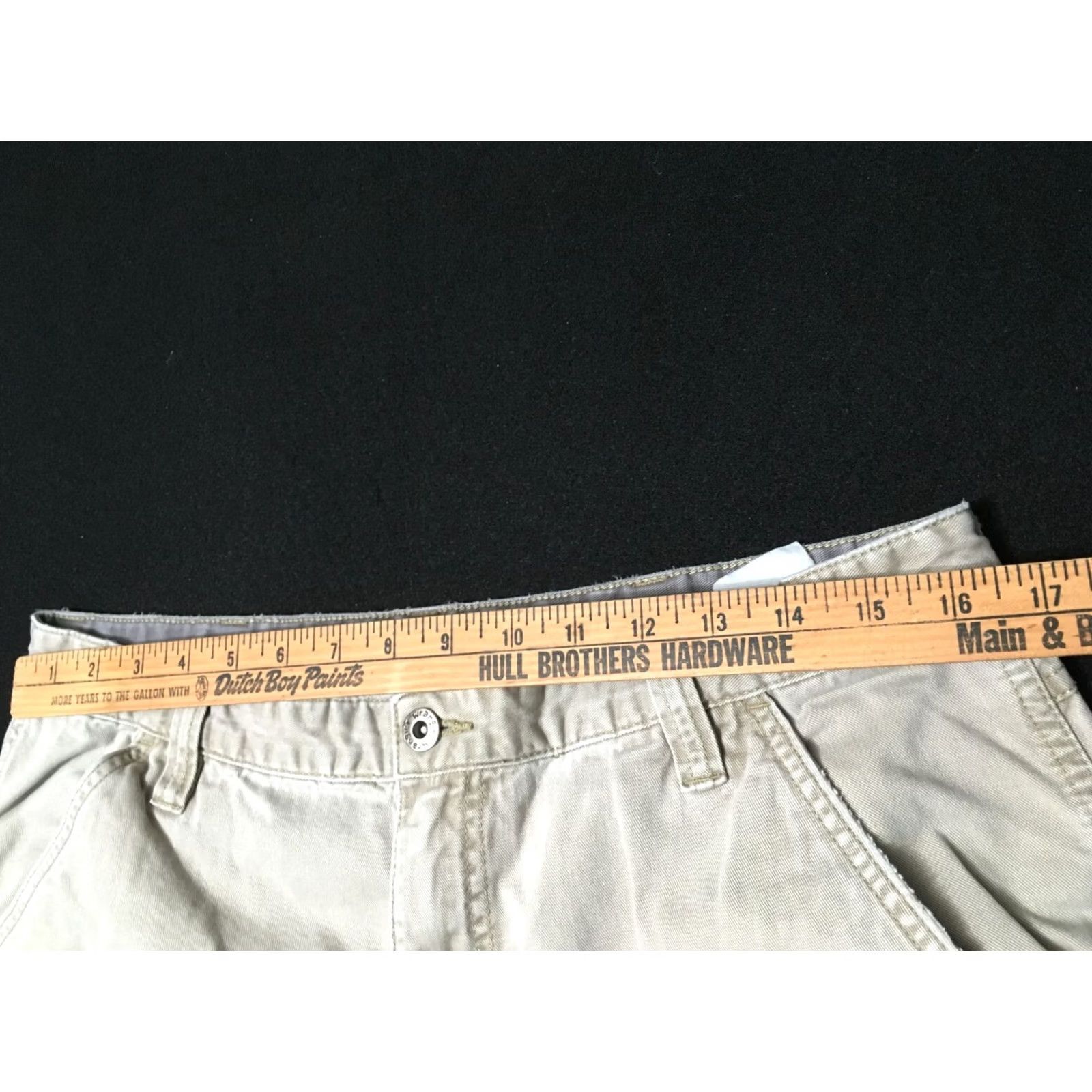 Wrangler VINTAGE Wrangler Hero Cargo Pants Men 34 Beige Cotton Relaxed Utility Work Jeans Cargo Pocket 34-28 Size US 34 / EU 50 - 5 Thumbnail