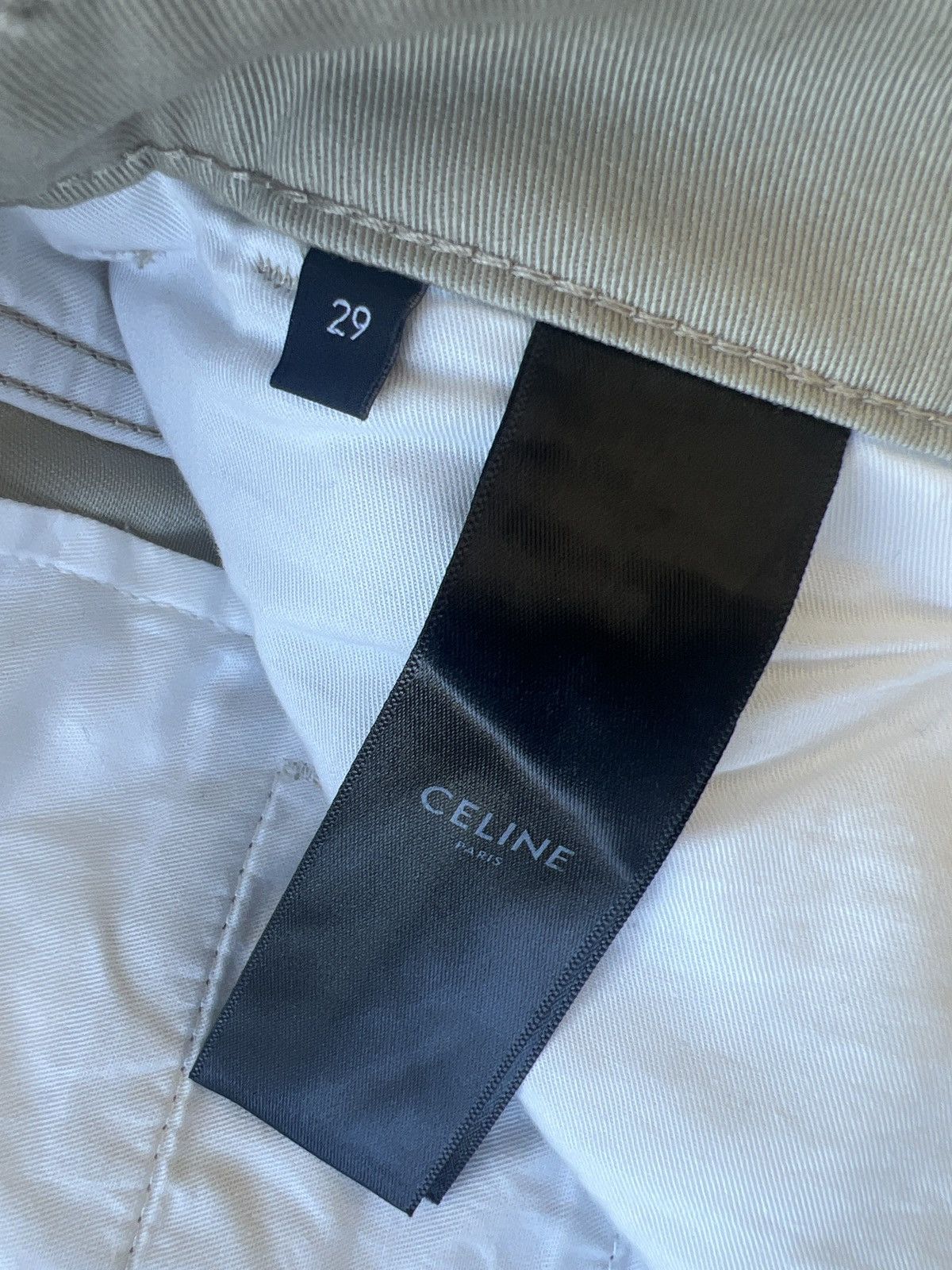 Celine STRAIGHT CHINOS IN COTTON TWILL Size US 29 - 2 Thumbnail