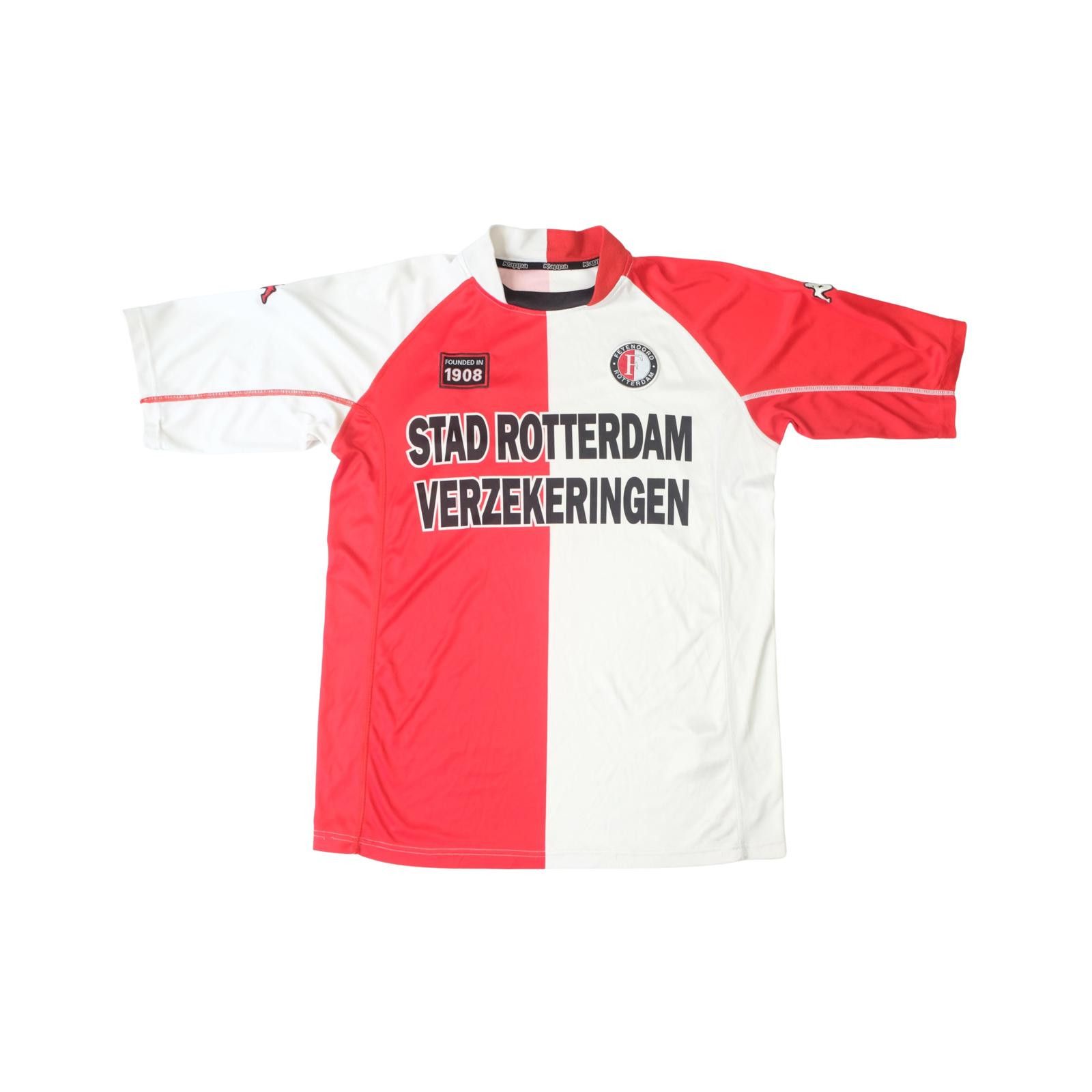 Kappa 2002/03 Feyenoord Home Shirt (M) Size US M / EU 48-50 / 2 - 1 Thumbnail