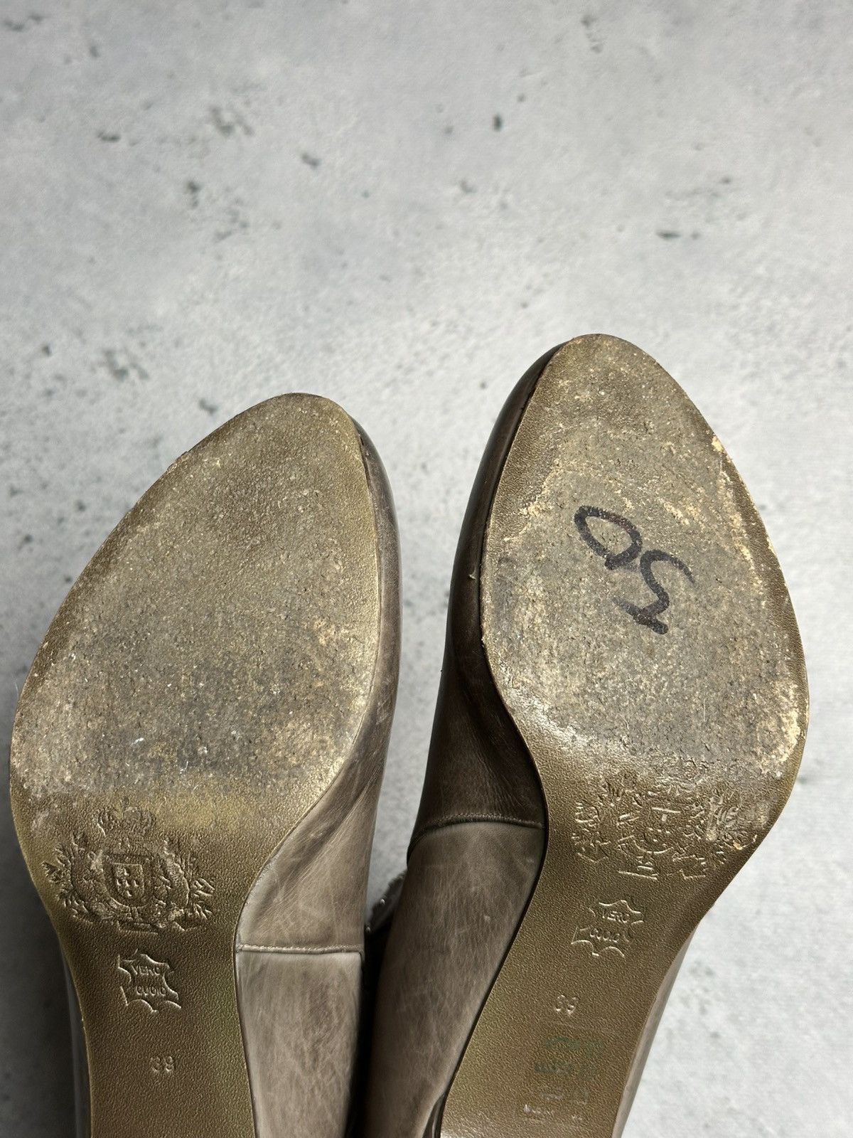Vintage Luis Onofre Heels Leather Boots Rare Italian Item AvantGarde Size US 6.5 / IT 36.5 - 11 Thumbnail