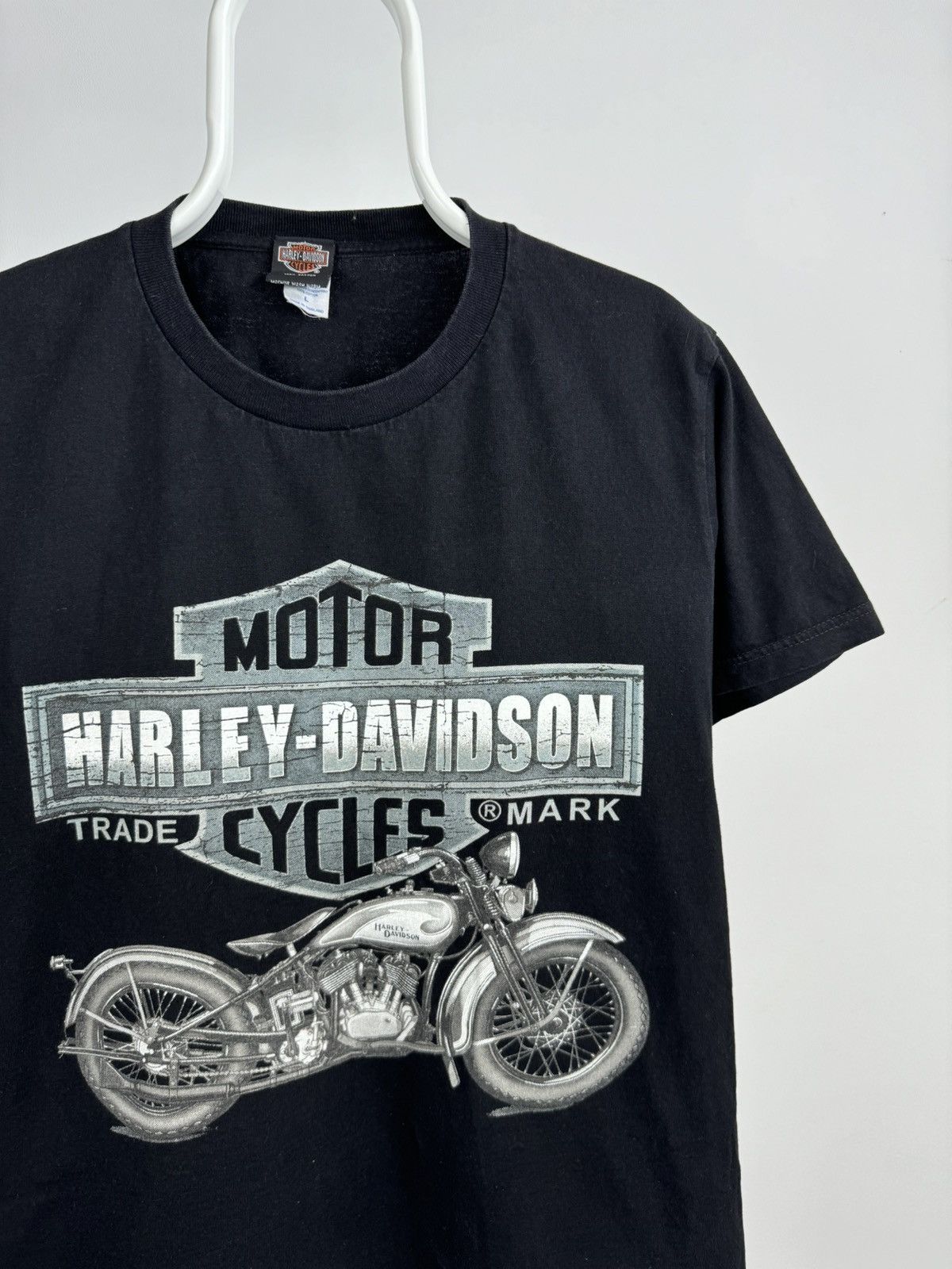 Harley Davidson Vintage Harley Davidson Motorcycles Big Logo T-shirt Size US L / EU 52-54 / 3 - 2 Thumbnail