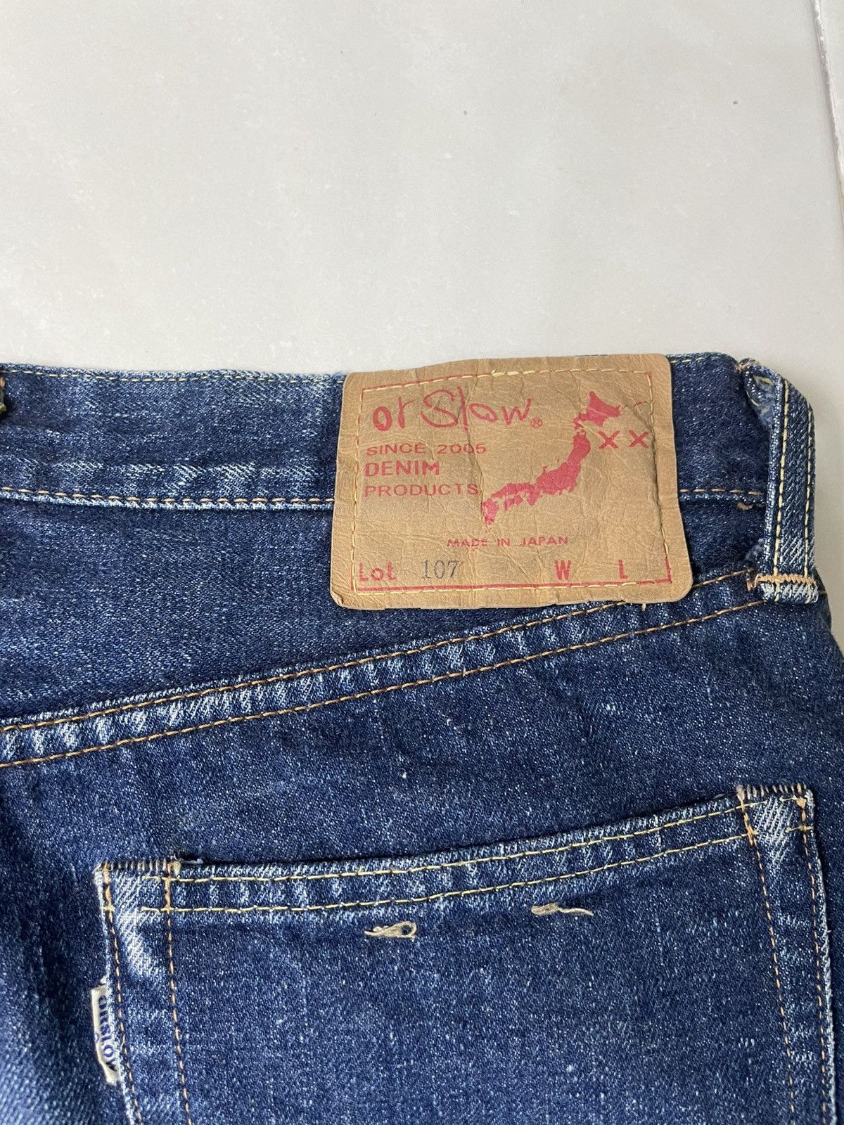 Orslow OrSlow Japanese Denim Jeans – Indigo Wash – Made in Japan Size US 32 / EU 48 - 3 Thumbnail