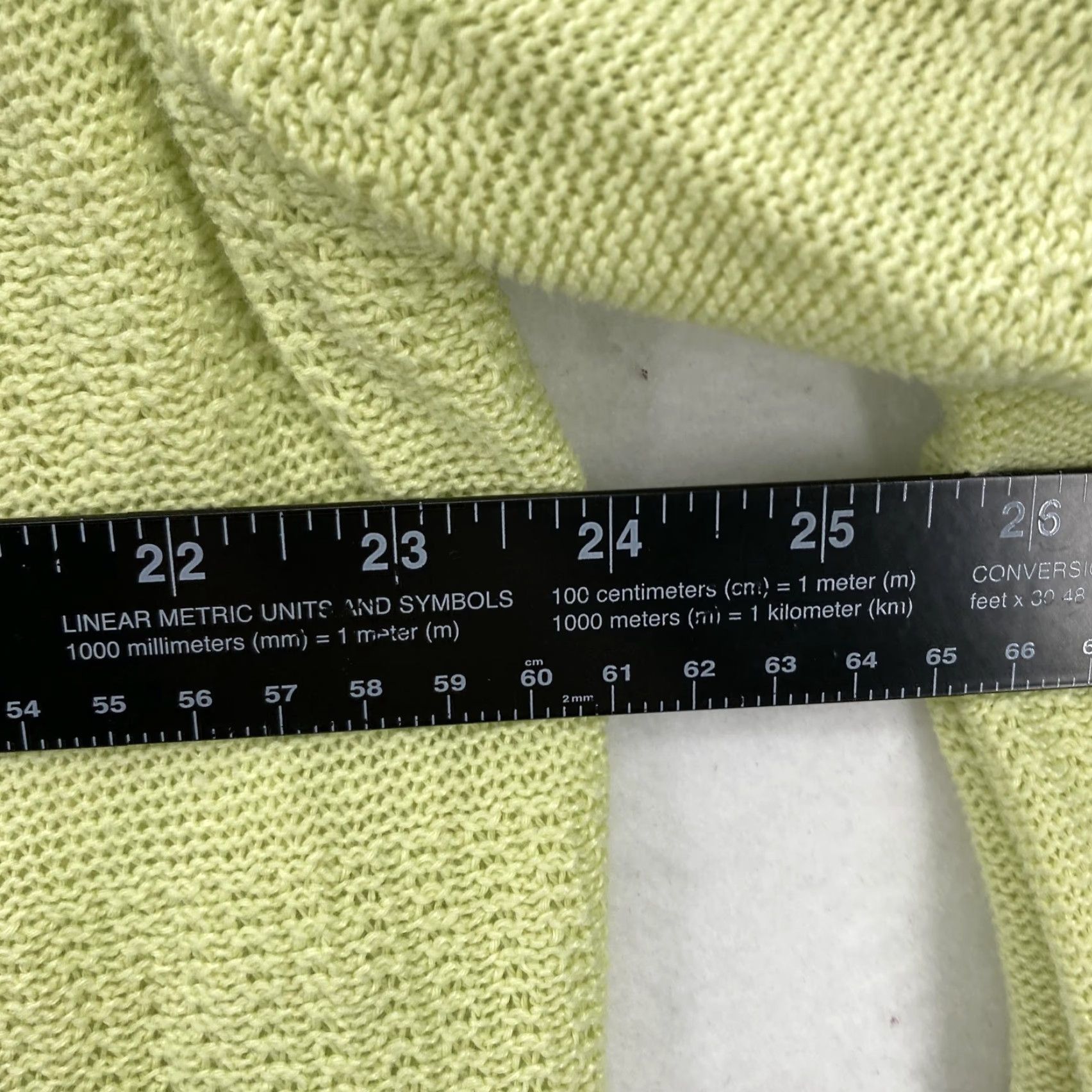 Talbots Talbots Cardigan Sweater Womens 2X Green Linen Open Front Pockets Knit V-Neck Long Sleeve Plus Size XXL / US 16-18 / IT 52-54 - 5 Thumbnail