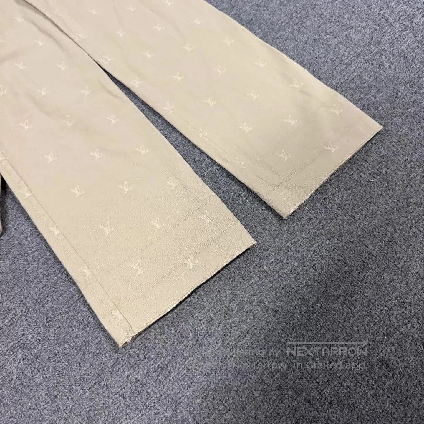 Louis Vuitton Beige Monogram Casual Pants Size 28. Size US 28 / EU 44 - 4 Thumbnail