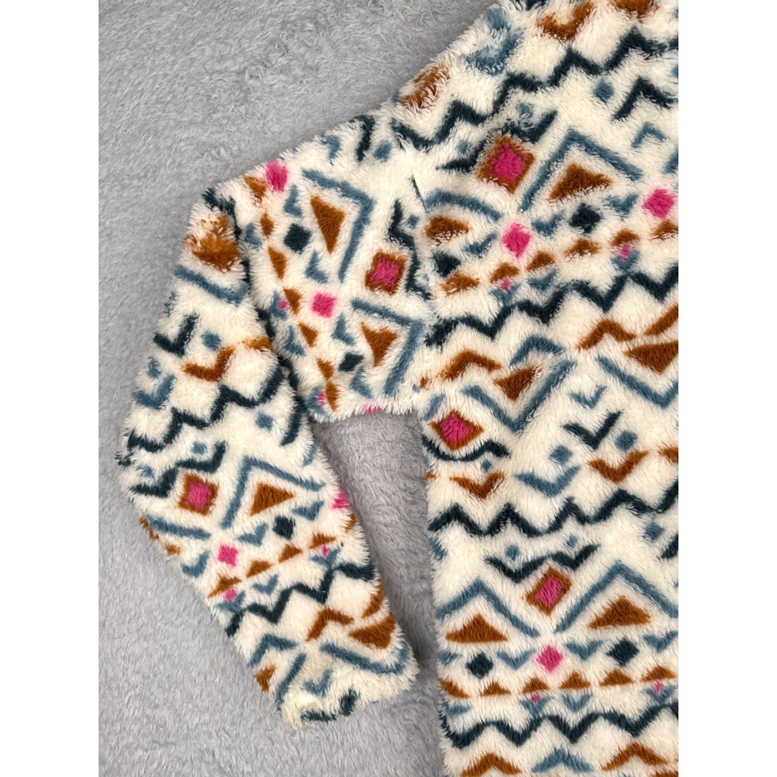 Eddie Bauer Eddie Bauer Sweater Women XL Beige Aztec Southwest 1/4 Zip Mock Neck Pullover Casual Lightweight Size XL / US 12-14 / IT 48-50 - 3 Thumbnail