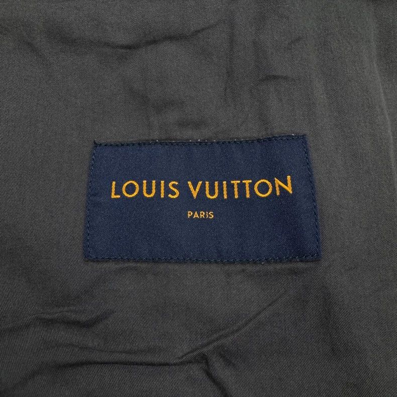 Louis Vuitton Louis Vuitton Grey 3D pocket presbyopic leather denim jacke Size US M / EU 48-50 / 2 - 6 Thumbnail