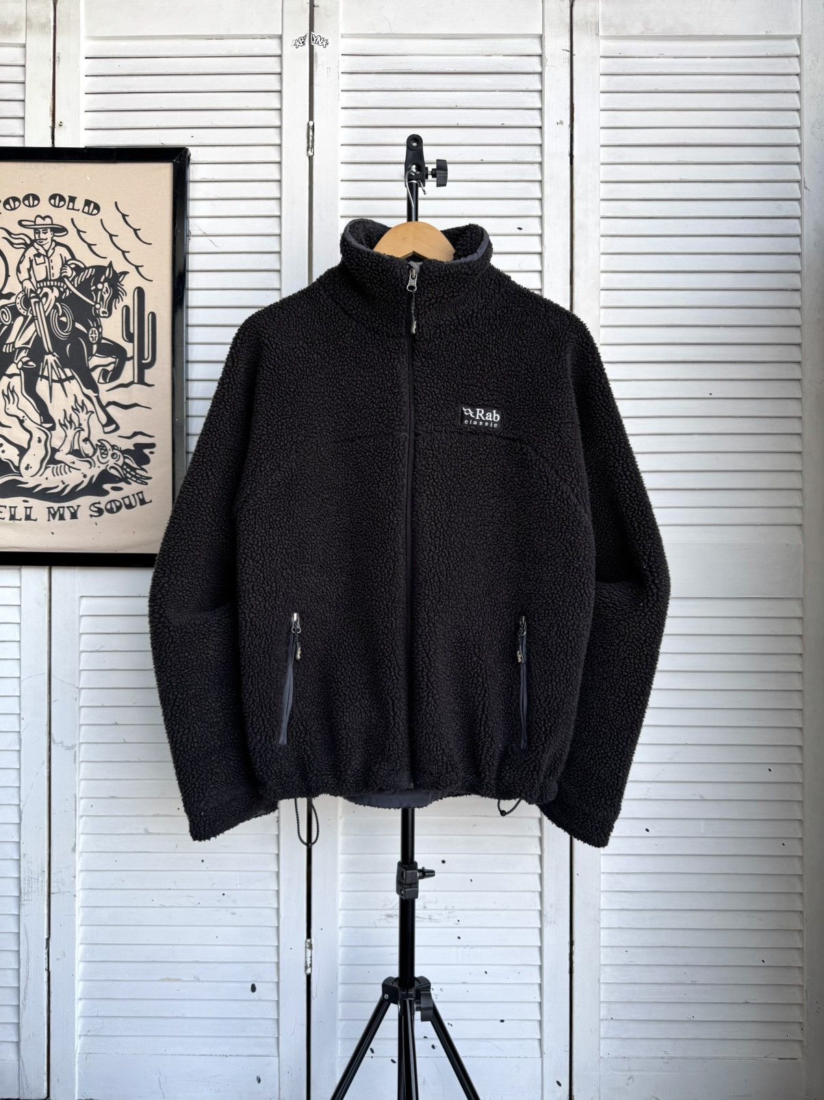 Rab Vintage Rab Double Pile Fleece Jacket Black Size S Size US S / EU 44-46 / 1 - 2 Thumbnail