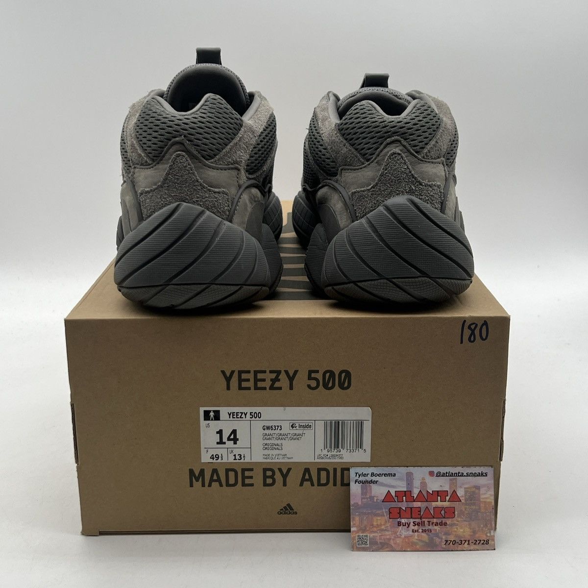 Adidas Yeezy 500 granite Size US 14 / EU 47 - 3 Thumbnail
