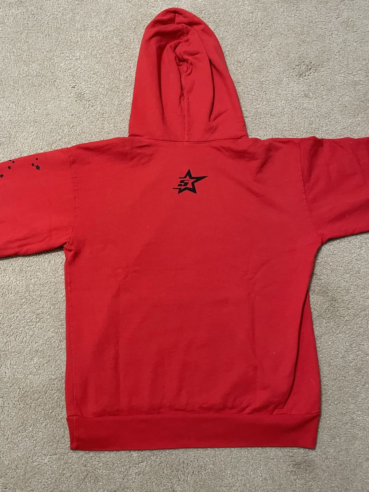 Spider Sp5der pink v2 red sweatshirt | Grailed