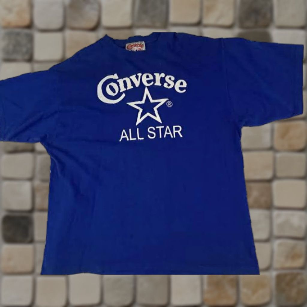 Converse Converse T-Shirt All-Star Printed Blue 2XL Men Short Sleeve Stars Shirt Size US XXL / EU 58 / 5 - 1 Thumbnail