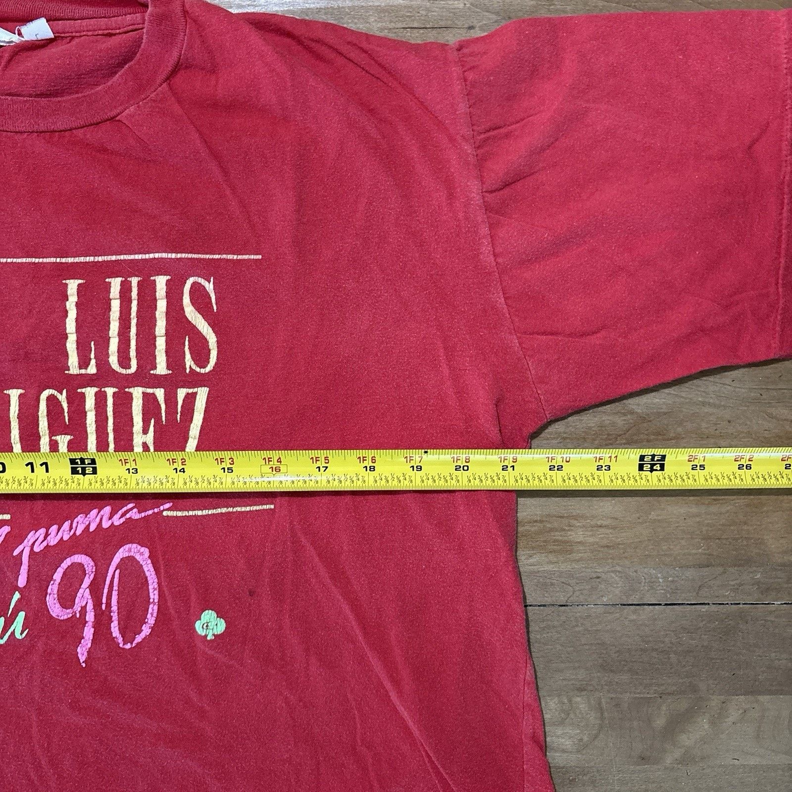 Vintage Vintage José Luis Rodríguez 90s "Tour El Puma Perú" T Shirt Size US L / EU 52-54 / 3 - 9 Thumbnail