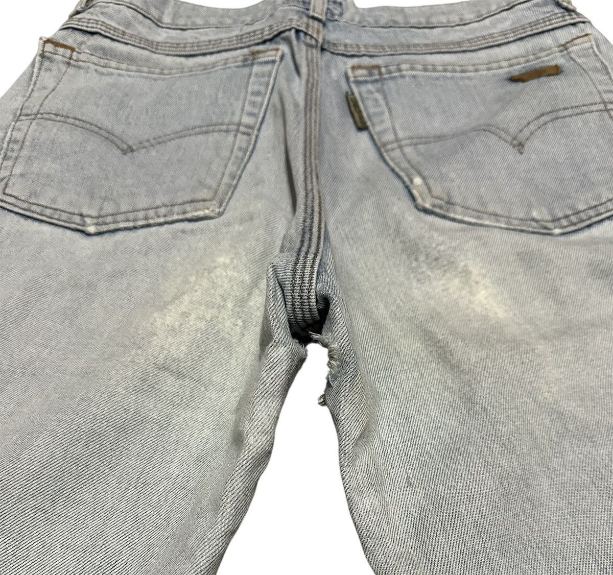 Levi's Vintage 90s Levis 636 Big E Silver Tab Tapered Leg Jeans Size US 28 / EU 44 - 6 Thumbnail