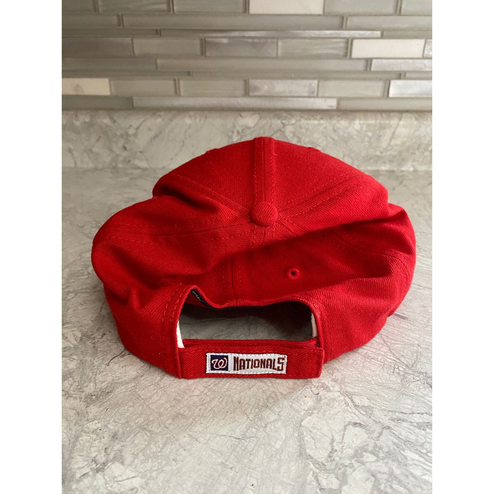 New Era Washington Nationals New Era Adjustable Baseball Hat Size ONE SIZE - 5 Thumbnail