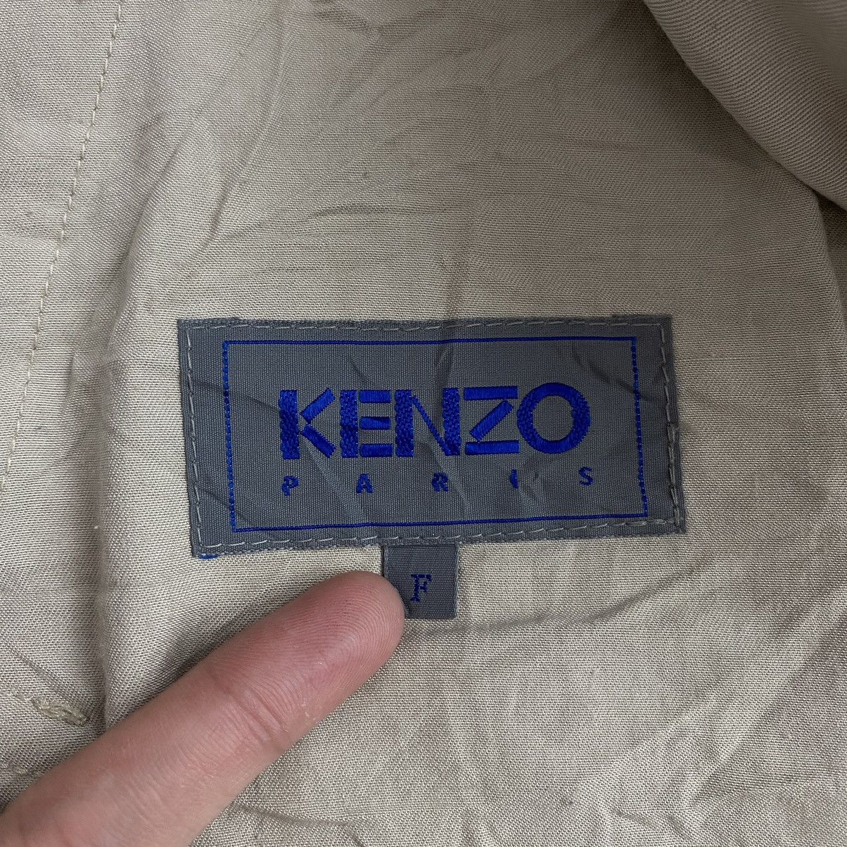 Kenzo KENZO PARIS France Brand Cream Long Overcoat Jacket Parka Size XL / US 12-14 / IT 48-50 - 5 Thumbnail
