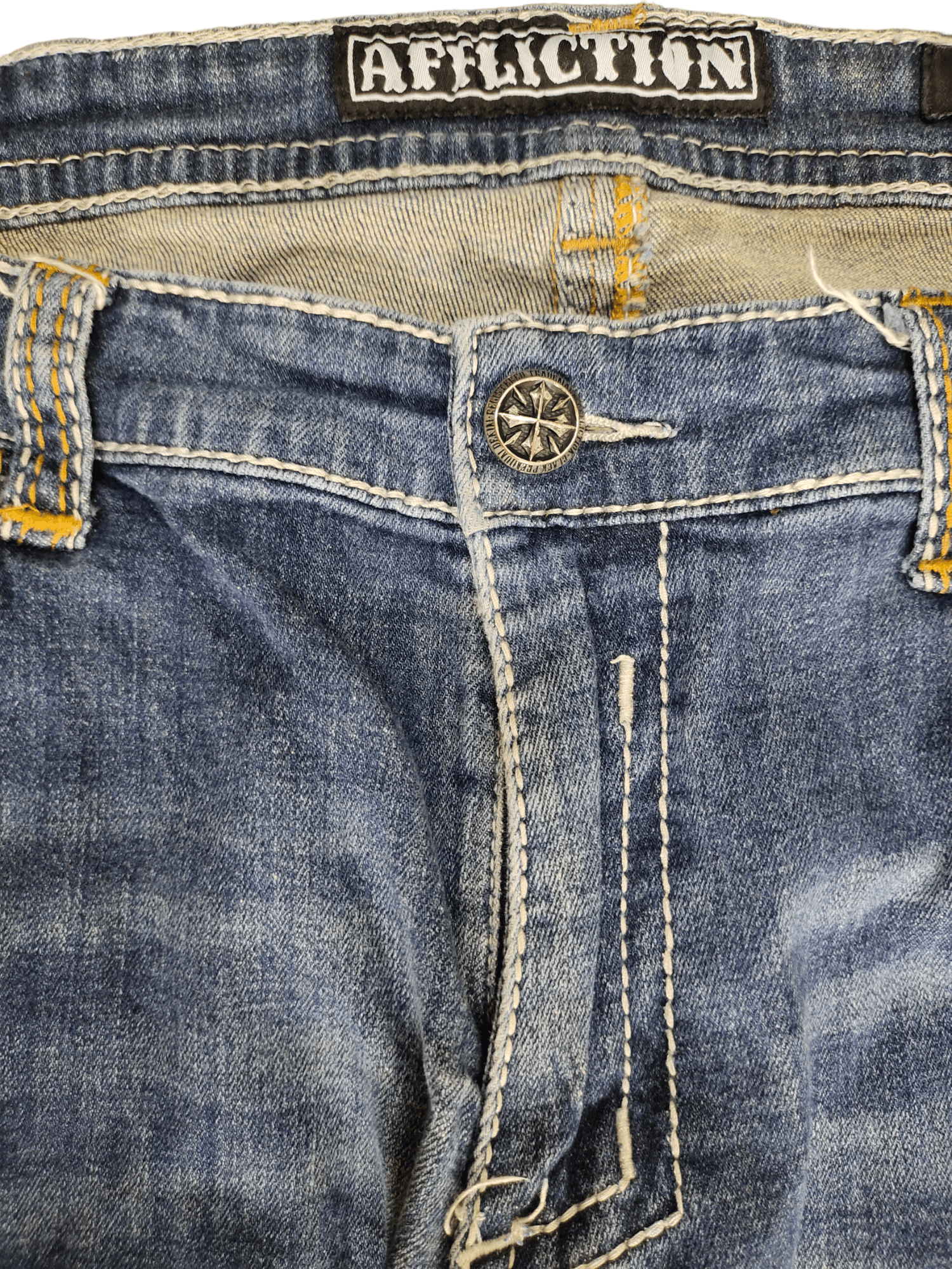 Affliction Affliction Blake Handcrafted Embroidered Jeans Y2k Ed Hardy Size US 42 / EU 58 - 12 Thumbnail