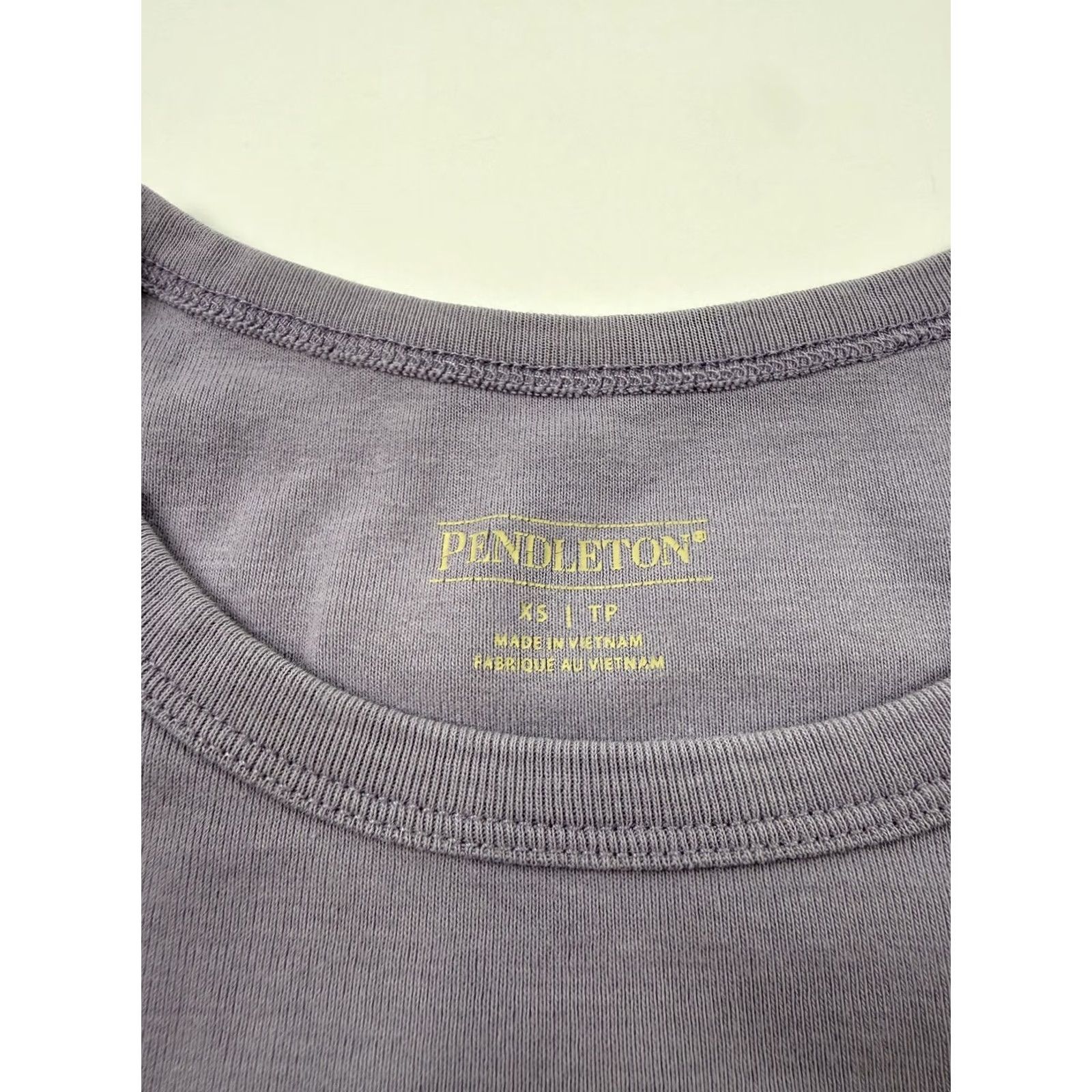 Pendleton Pendleton Shirt Womens XS Purple Crew Neck Short Sleeve Tagless Tee Top Size XS / US 0-2 / IT 36-38 - 2 Thumbnail