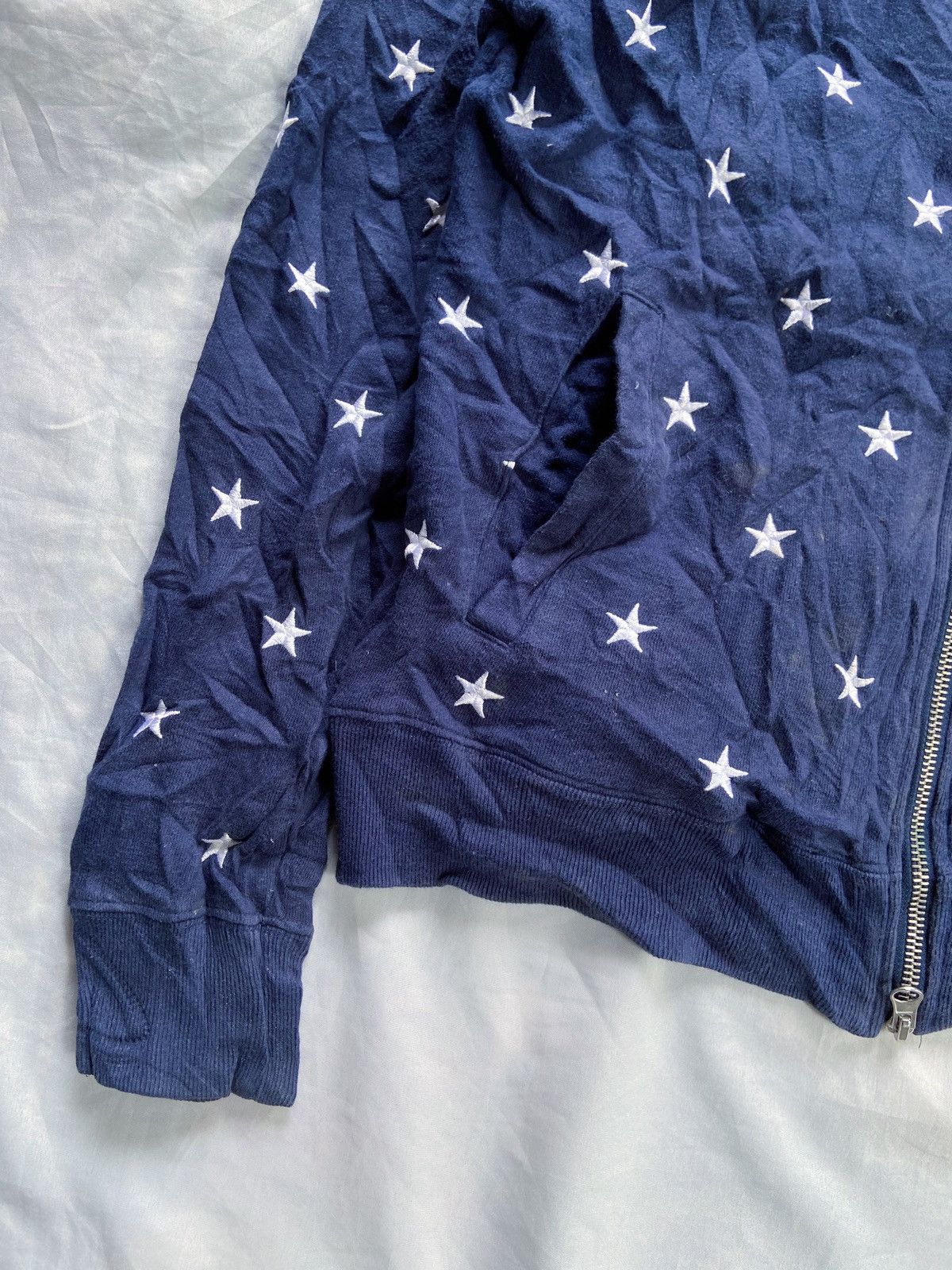 semanticdesign JAPANESE UKNOWN BRAND EMBROIDERY STARS ZIP HOODIE Size US S / EU 44-46 / 1 - 5 Thumbnail