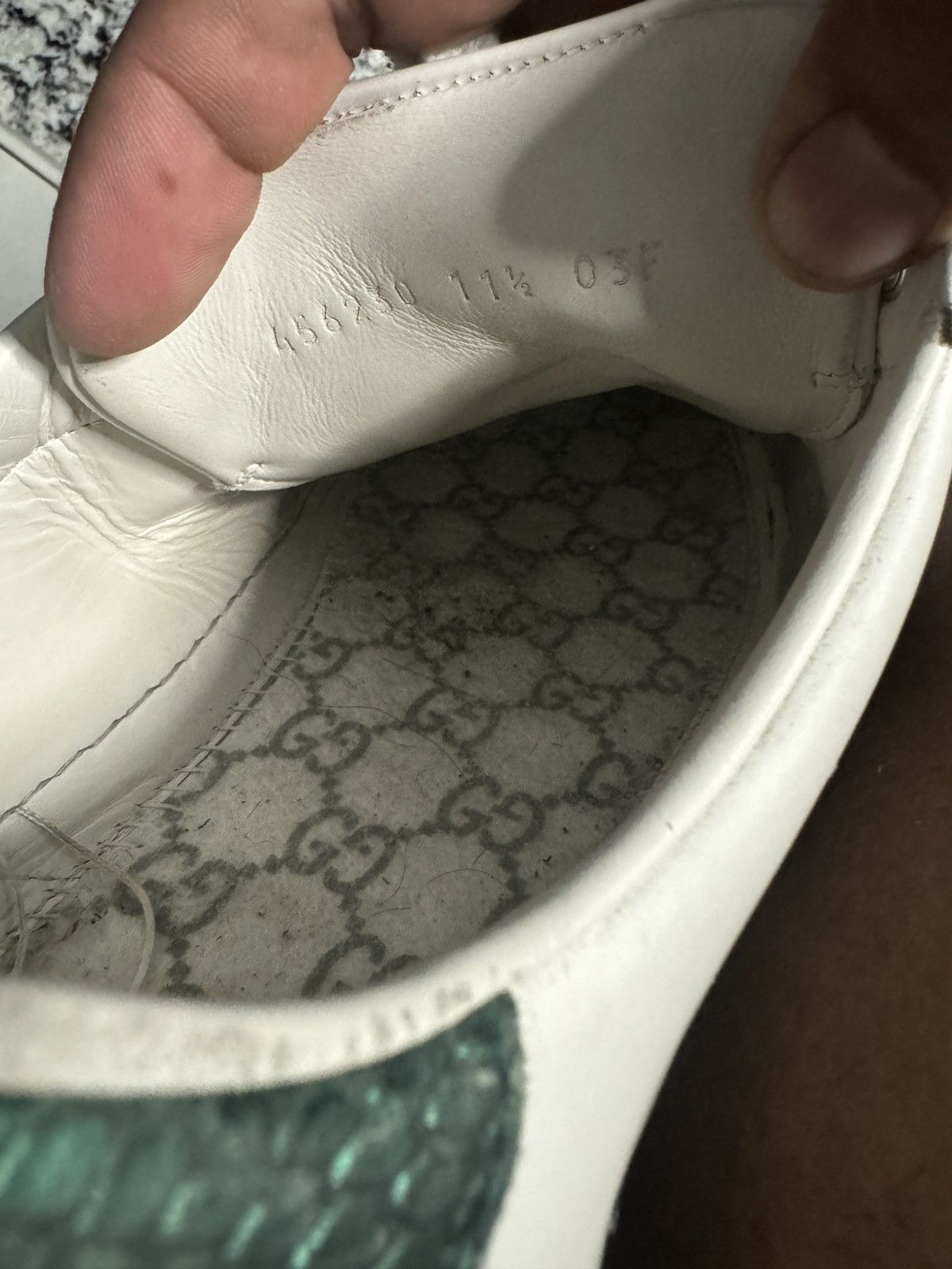 Gucci Gucci Ace Embroidered 'Snake’ size 11.5 Size US 11.5 / EU 44-45 - 6 Thumbnail