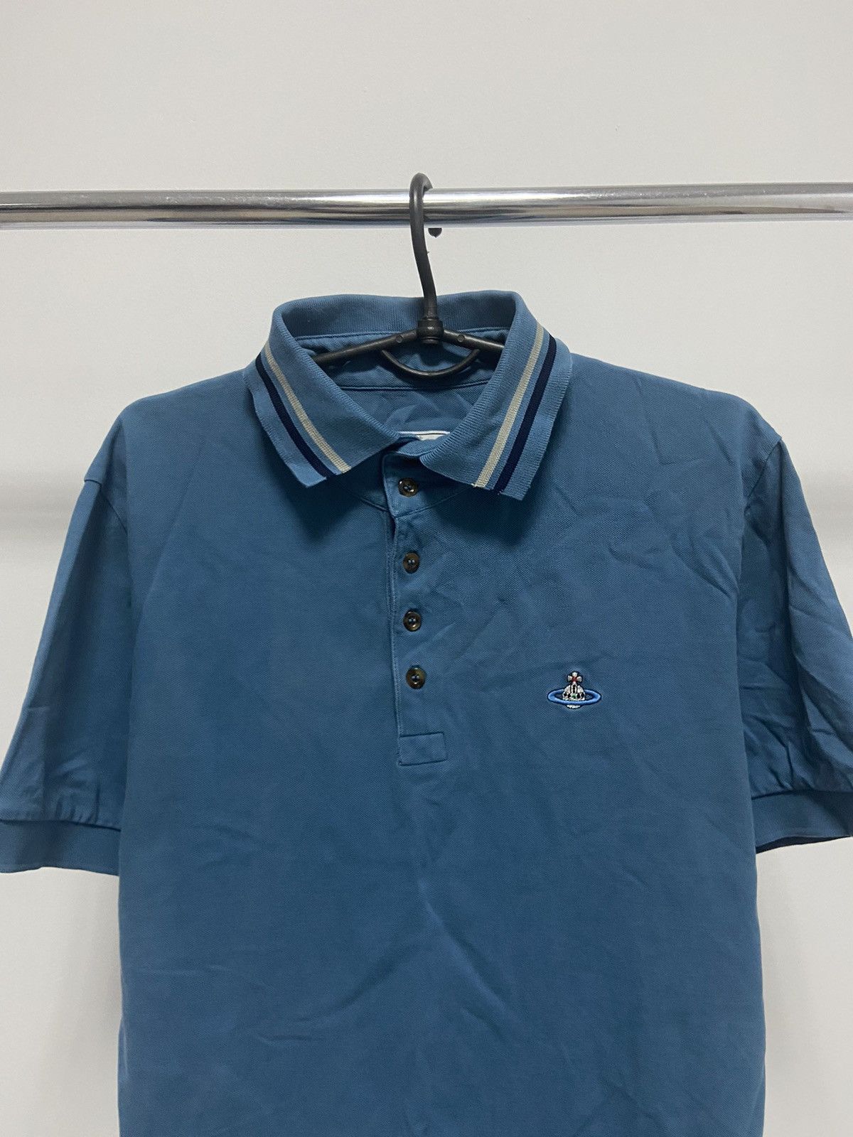 Vintage × Vivienne Westwood Vivienne Westwood Polo T Shirt Vintage Small Orb Logo Luxury Size US L / EU 52-54 / 3 - 2 Thumbnail