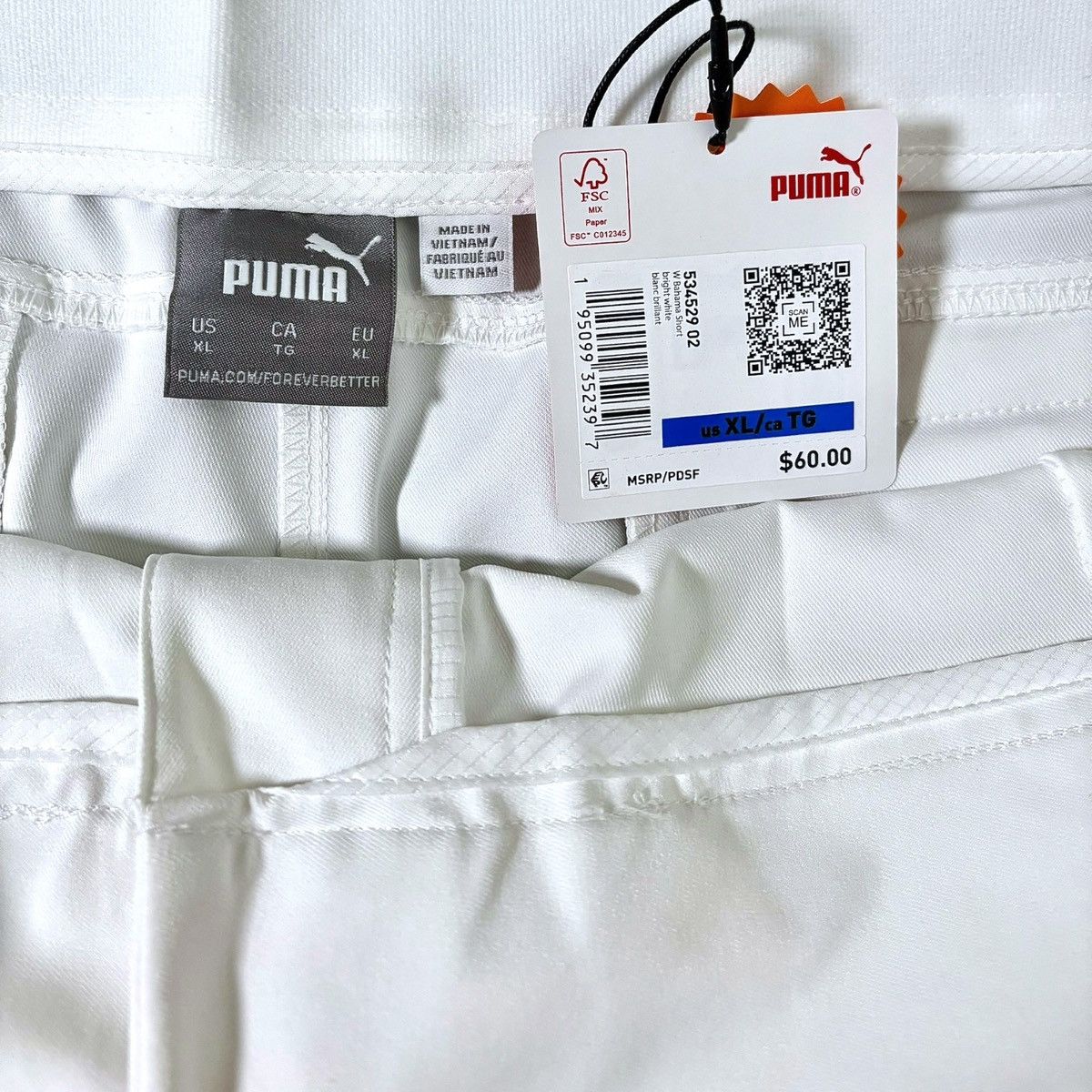 Puma Puma Golf White Women’s Stretch UV Bahama Shorts Sz XL Size 38" / US 16 / IT 52 - 7 Thumbnail