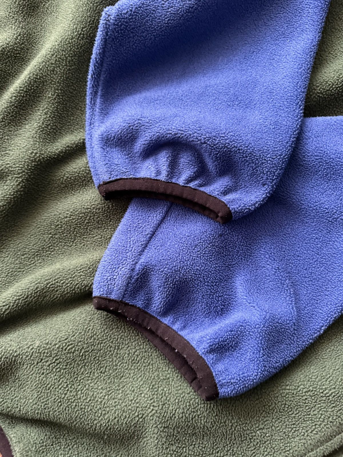 RIPNDIP Ripndip Colorblock Fleece 1/4 Zip Pullover Blue Green Size US XL / EU 56 / 4 - 5 Thumbnail