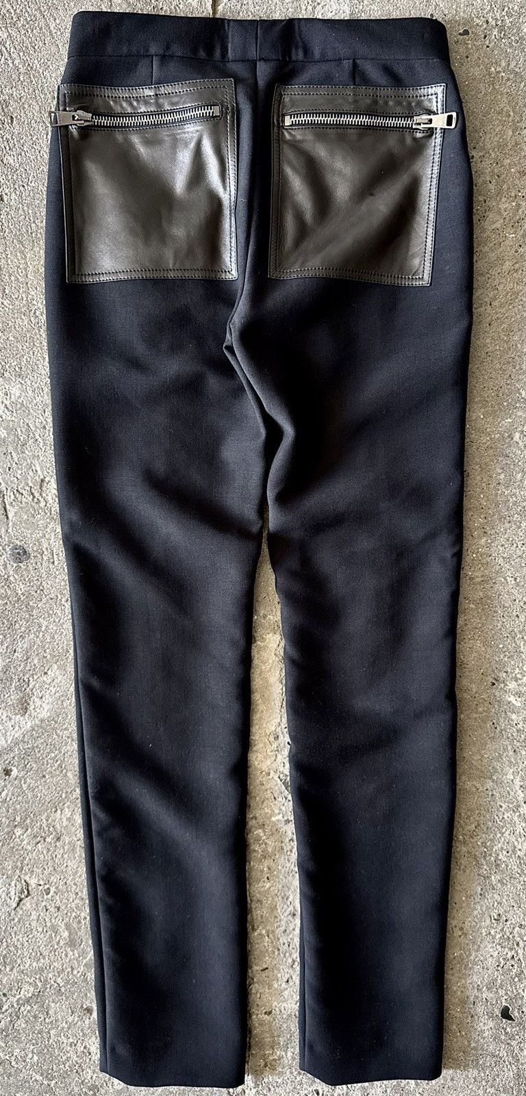 Gucci Gucci - Tom Ford - FW2001 - Zippered Leather Pants Size 26" / US 2 / IT 38 - 14 Thumbnail